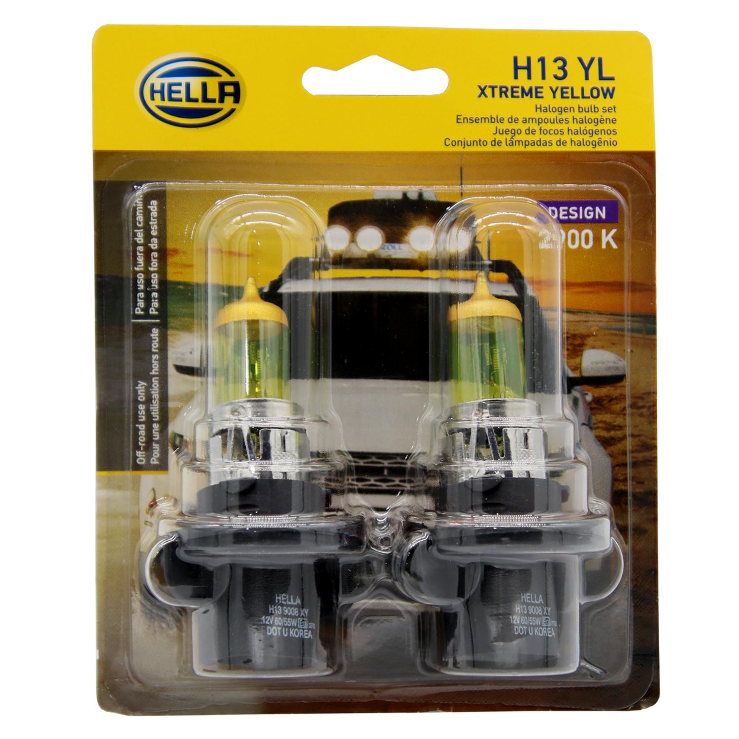 AMPOLLETA HALOGENA H13 12V 6055W P264T AMARILLA - 1