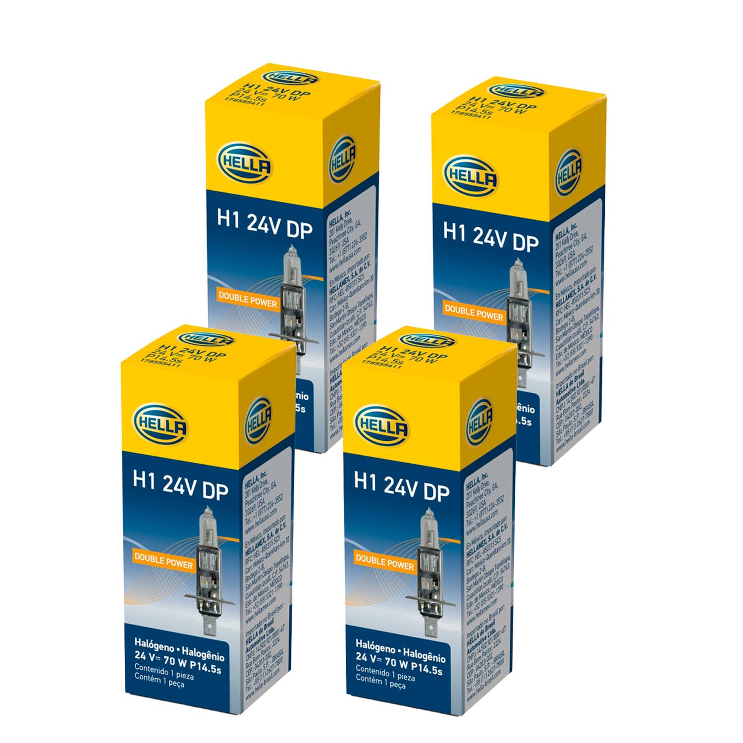 AMPOLLETA HALOGENA H1 24V 70W P14.5S T2.5 CRISTAL - 2