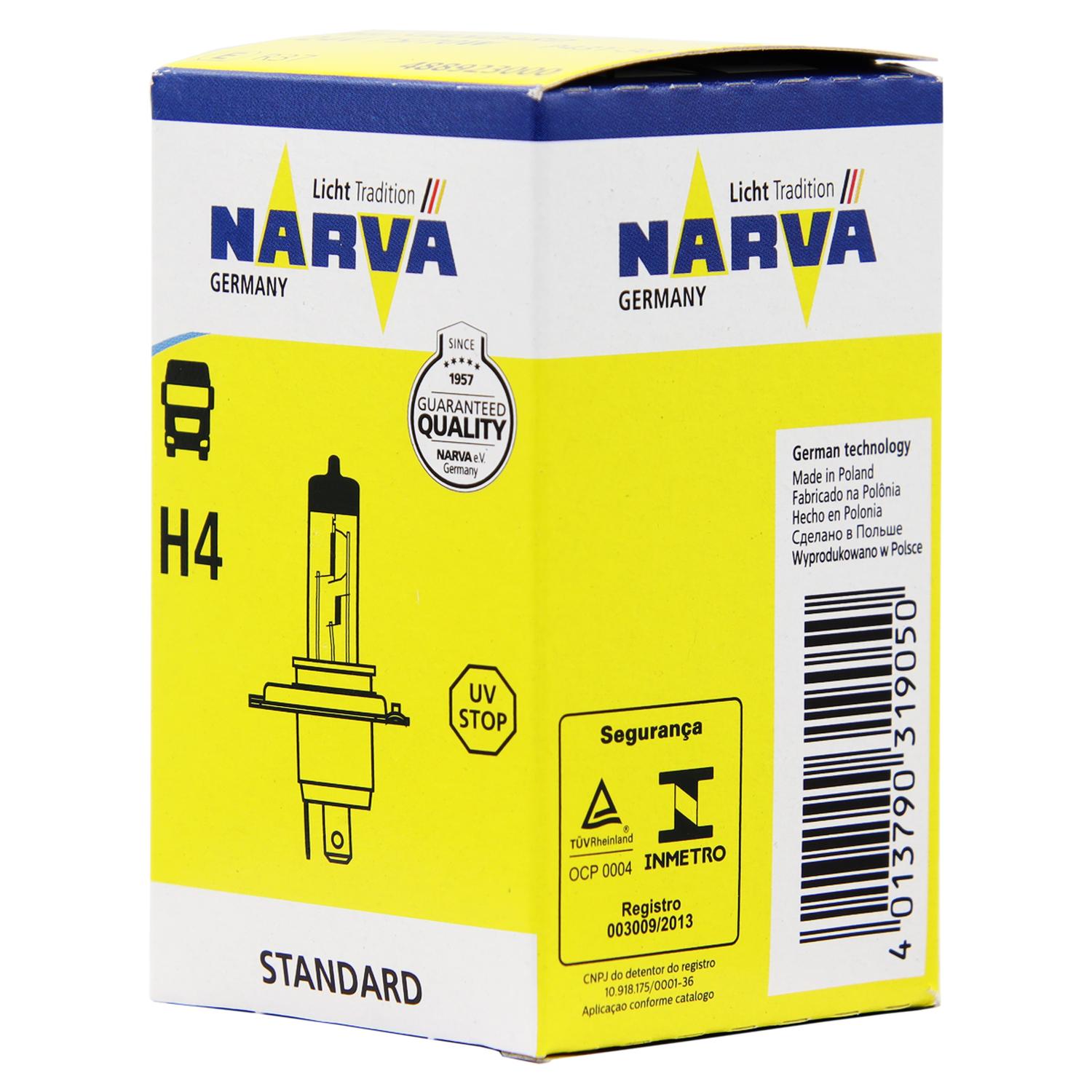 AMPOLLETA HALOGENA H4 24V 7570W P43T T4625 CRISTAL - 2