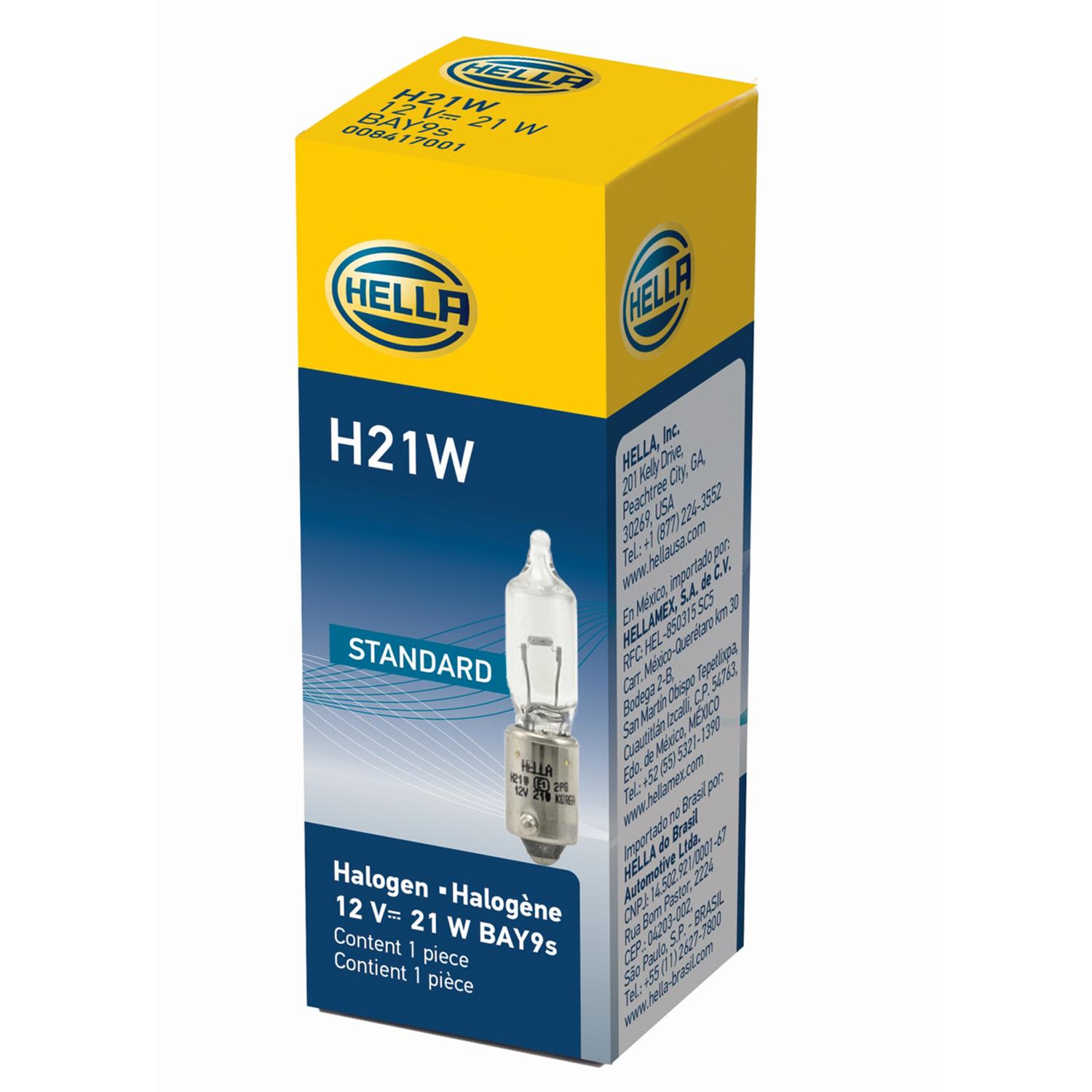 AMPOLLETA HALOGENA H21 12V 21W CRISTAL - 2