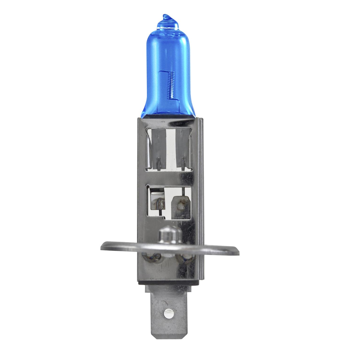 AMPOLLETA HALOGENA H1 12V 55W P14.5S T2.5 AZUL (PAR) - 1