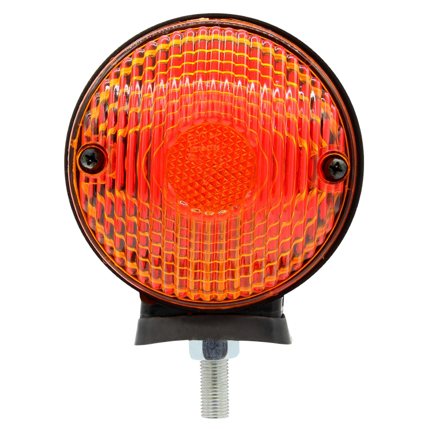 FAROL DELIMITADOR LATERAL BICOLOR 1 POLOS AMPOLLETA BISEL NEGRO - 1