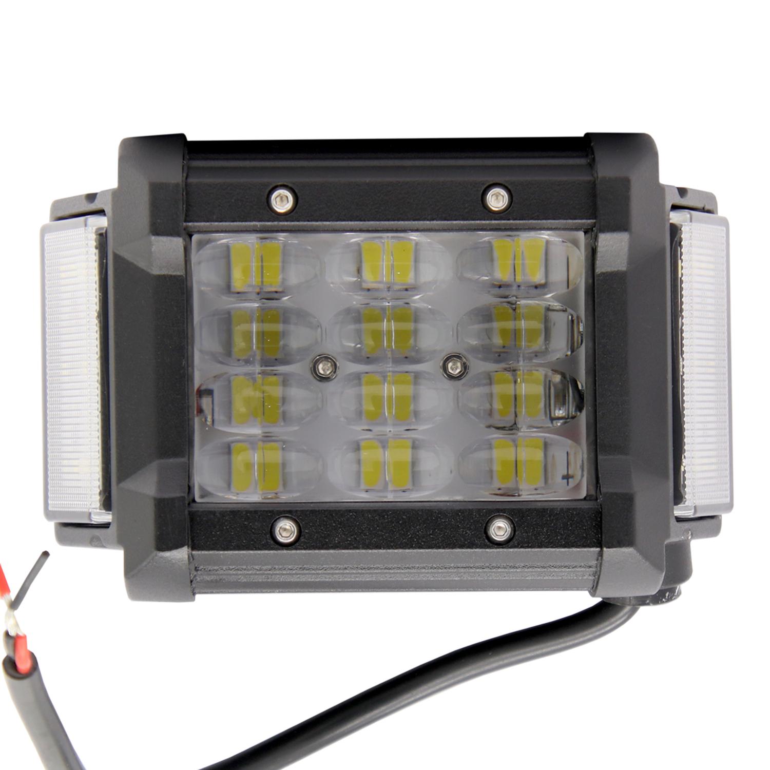 BARRA 28LED CREE 4 FILAS Y LATERAL COMBO 28W 2520LM 100MM 1032V IP67 - 1