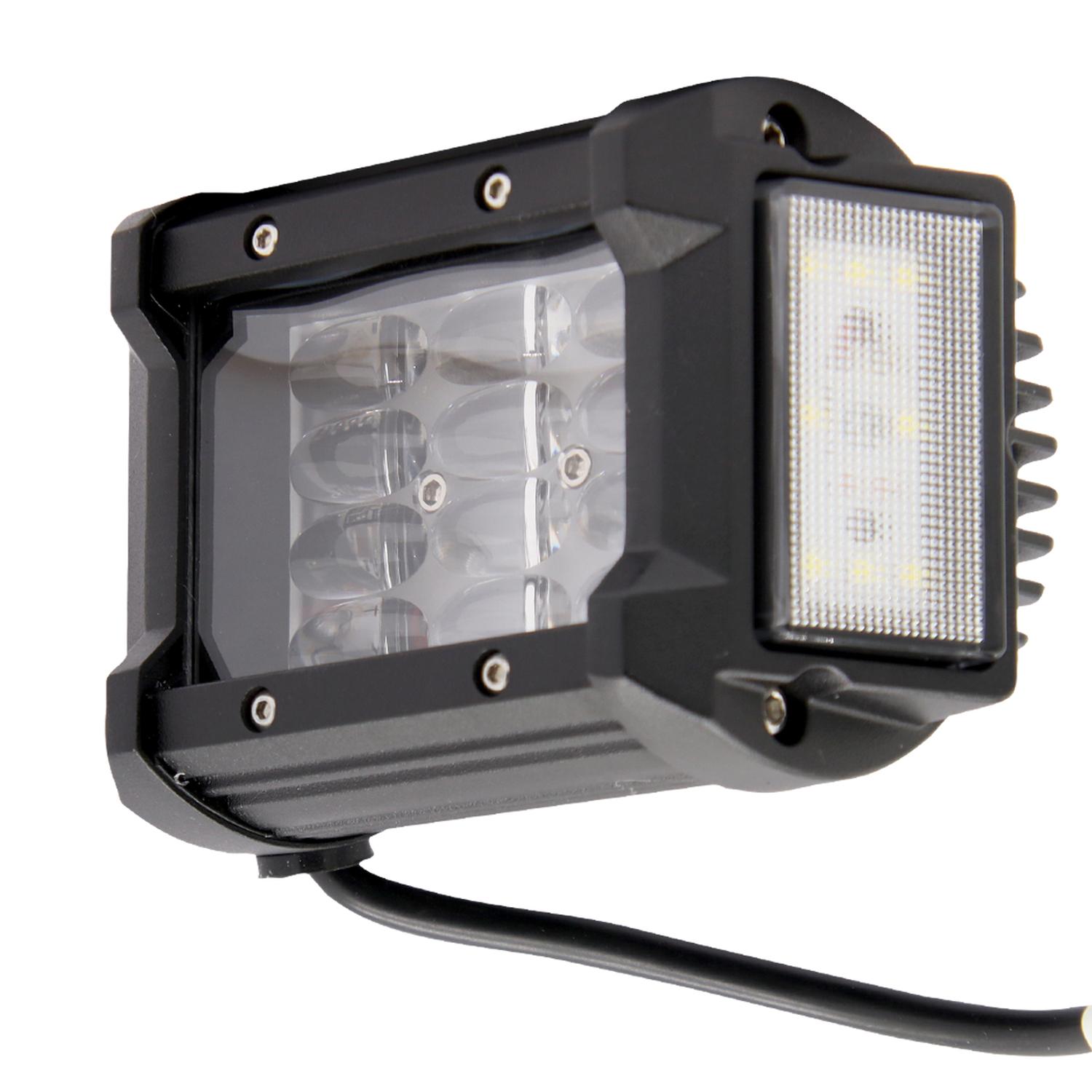 BARRA 28LED CREE 4 FILAS Y LATERAL COMBO 28W 2520LM 100MM 1032V IP67 - 2