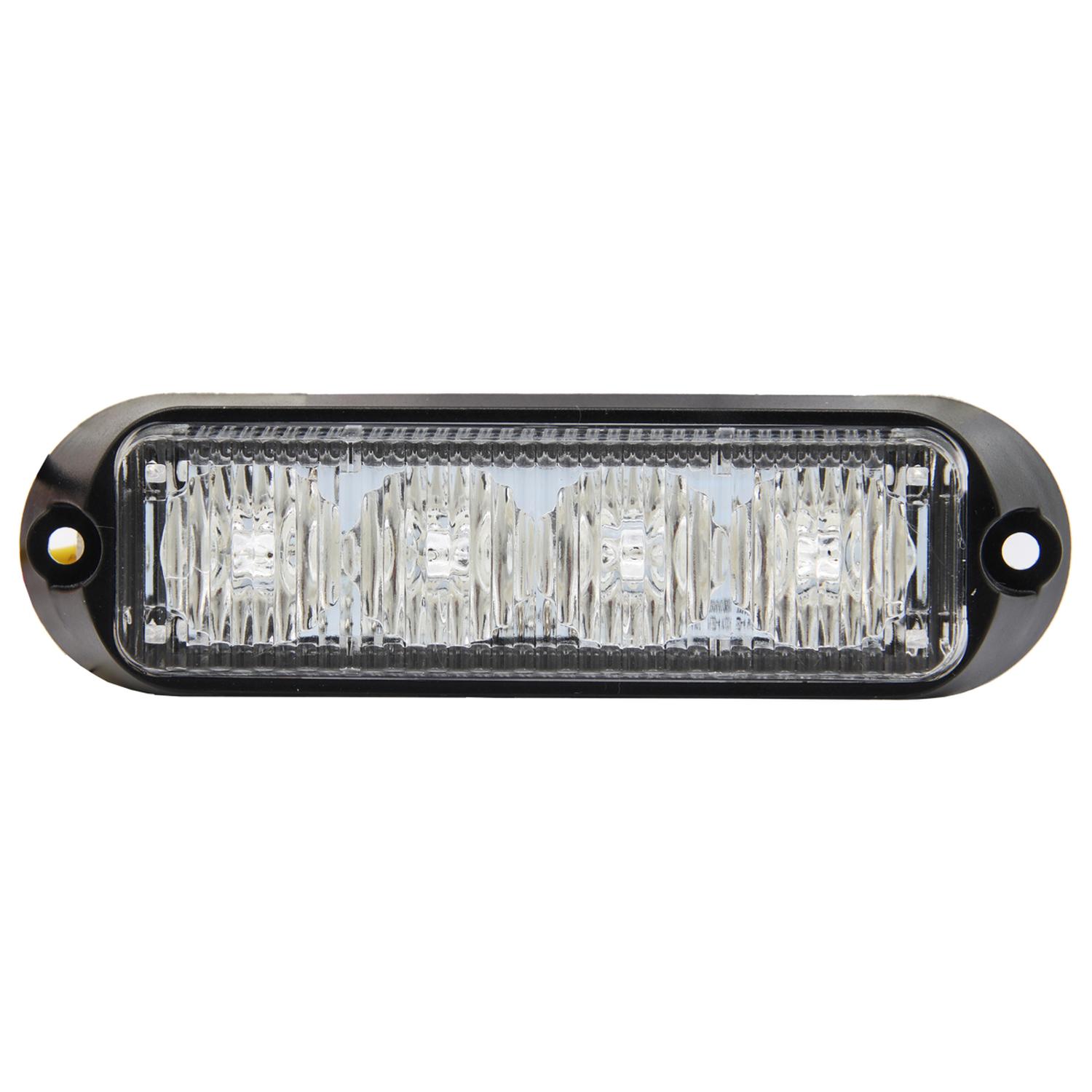 FAROL DESTELLANTE 4LED CRISTAL 12/24V CON INTERRUPTOR - 1