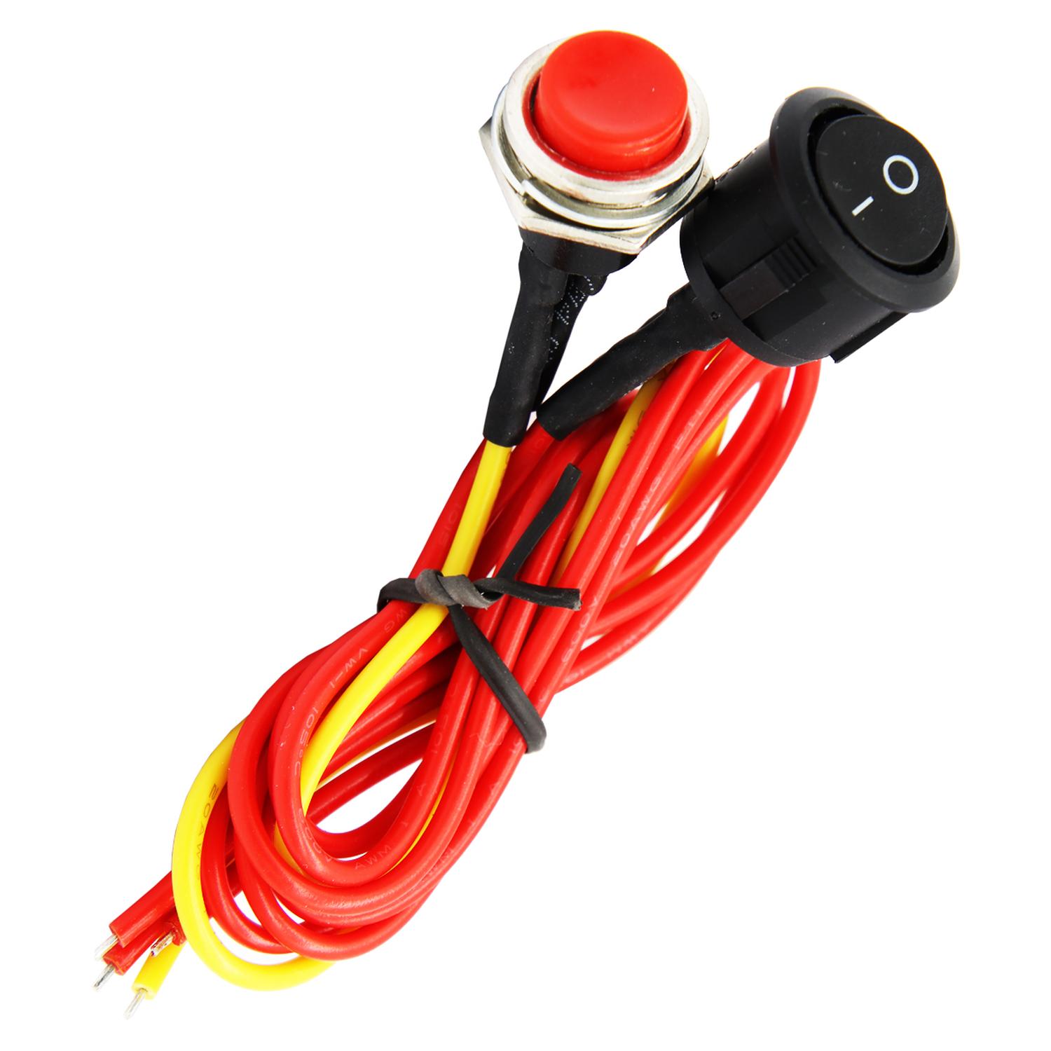 FAROL DESTELLANTE 4LED CRISTAL 12/24V CON INTERRUPTOR - 3