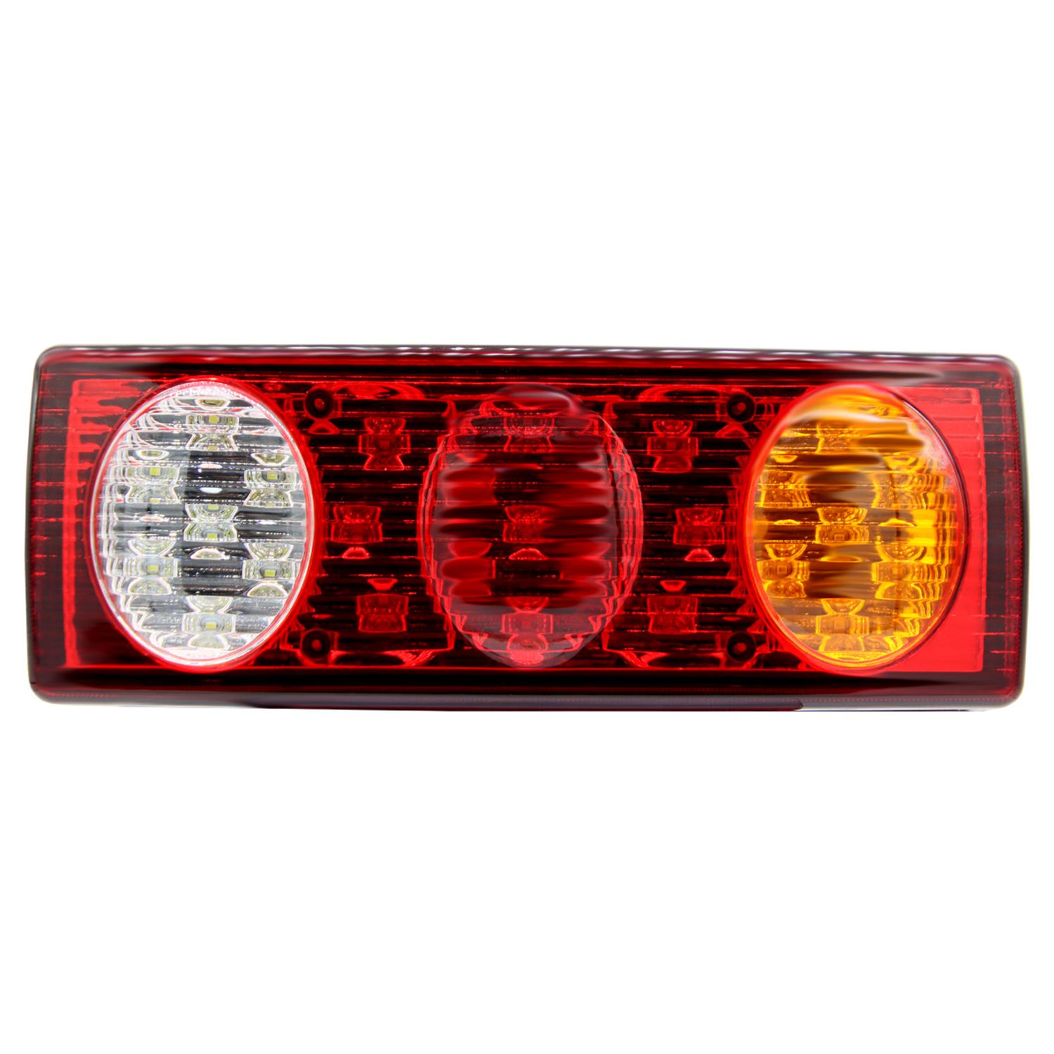 FAROL TRASERO  LED MERCEDES BENZ 1224V SIN LUZ PATENTE - 1