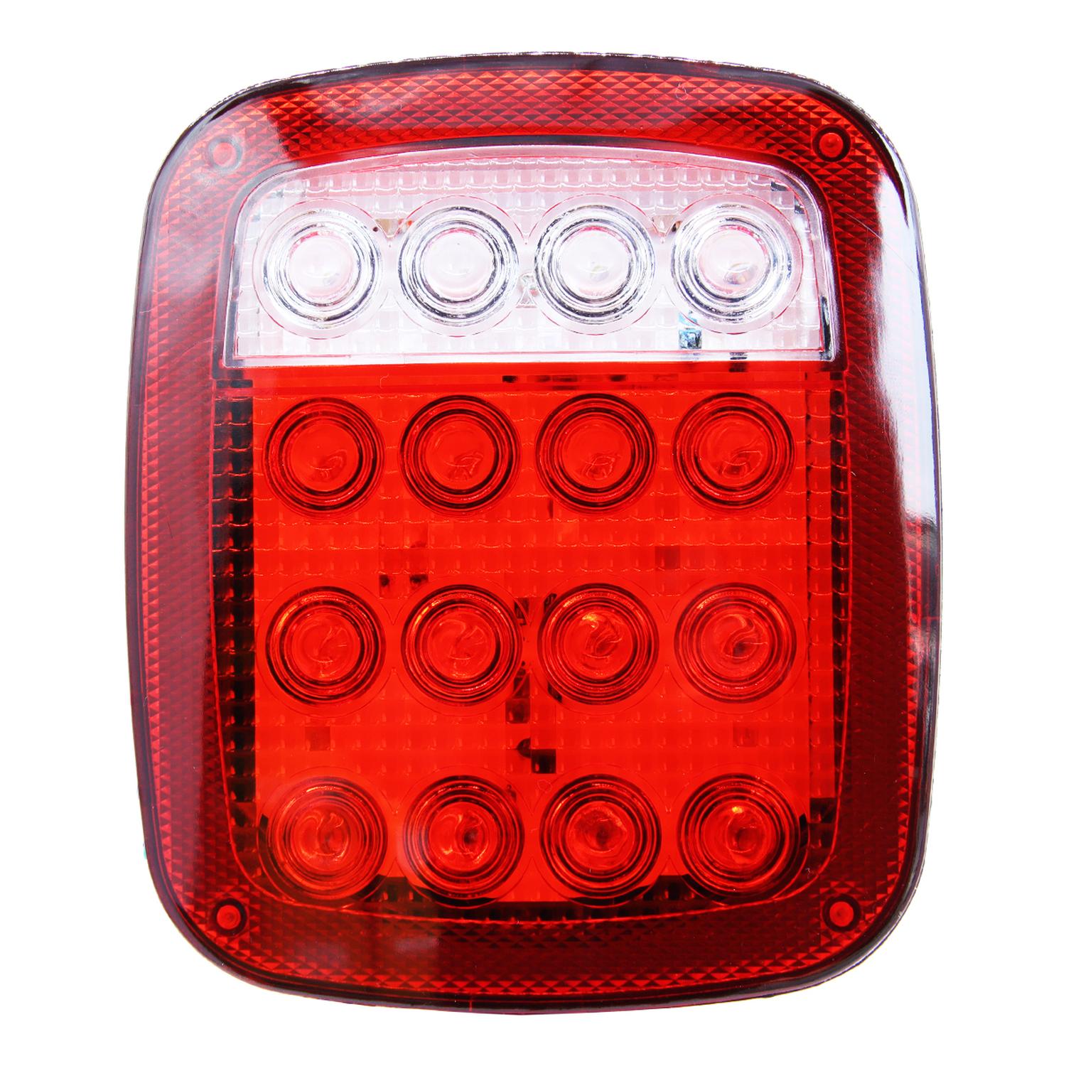 FAROL TRASERO TIPO AMERICANO CHEV MACK 12-24V UNIVERSAL - 1