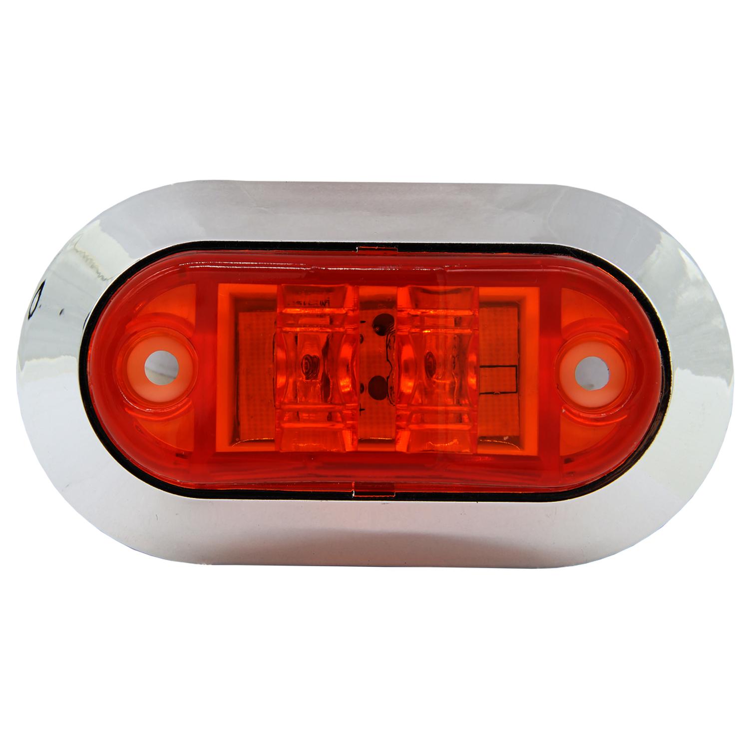 FAROL LATERAL 2LED 12V/24V AMBAR 8X4,3X2CM - 1