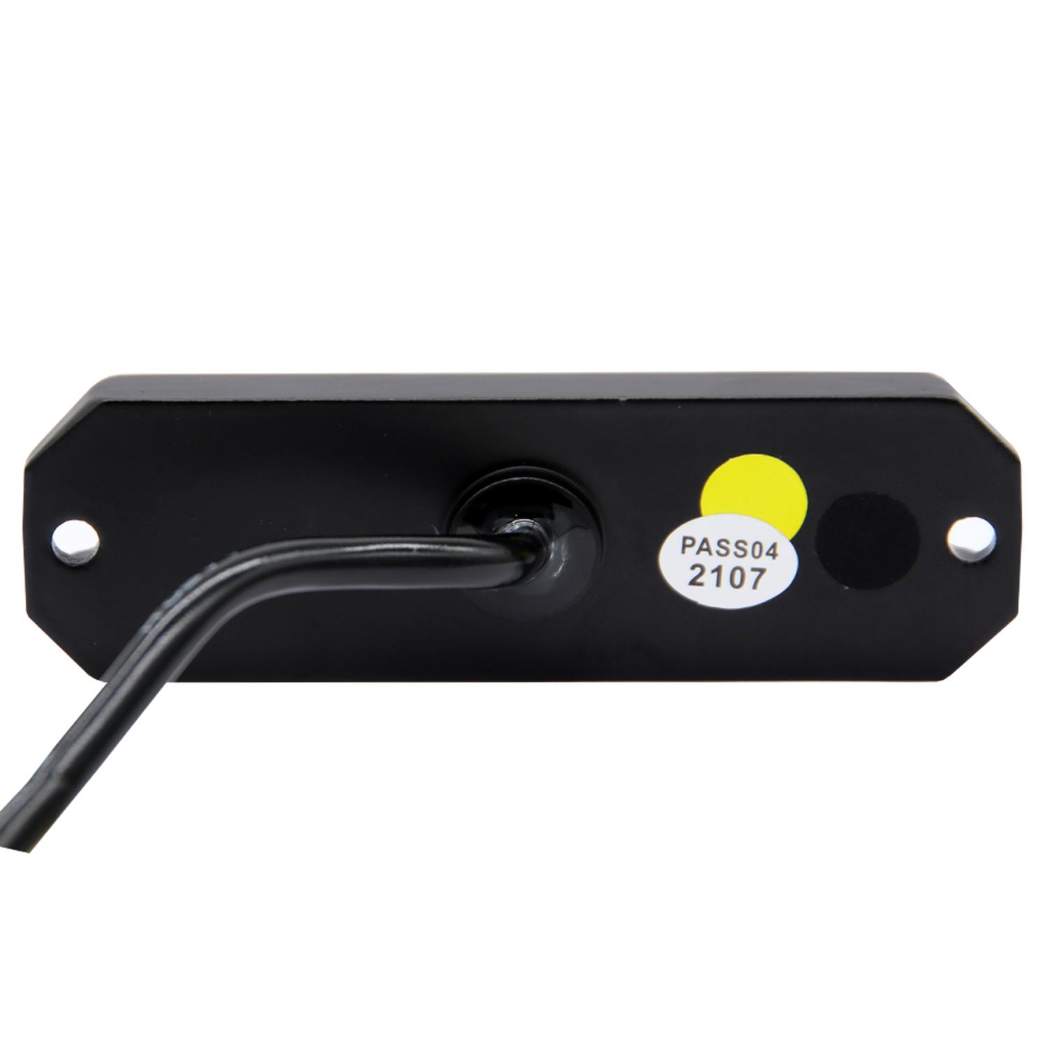 BARRA DESTELLANTE 26 PATRONES 96MM 9V30V BASE ALUMINIO PC TRANSPARENTE IP67 4LED VERDE - 3