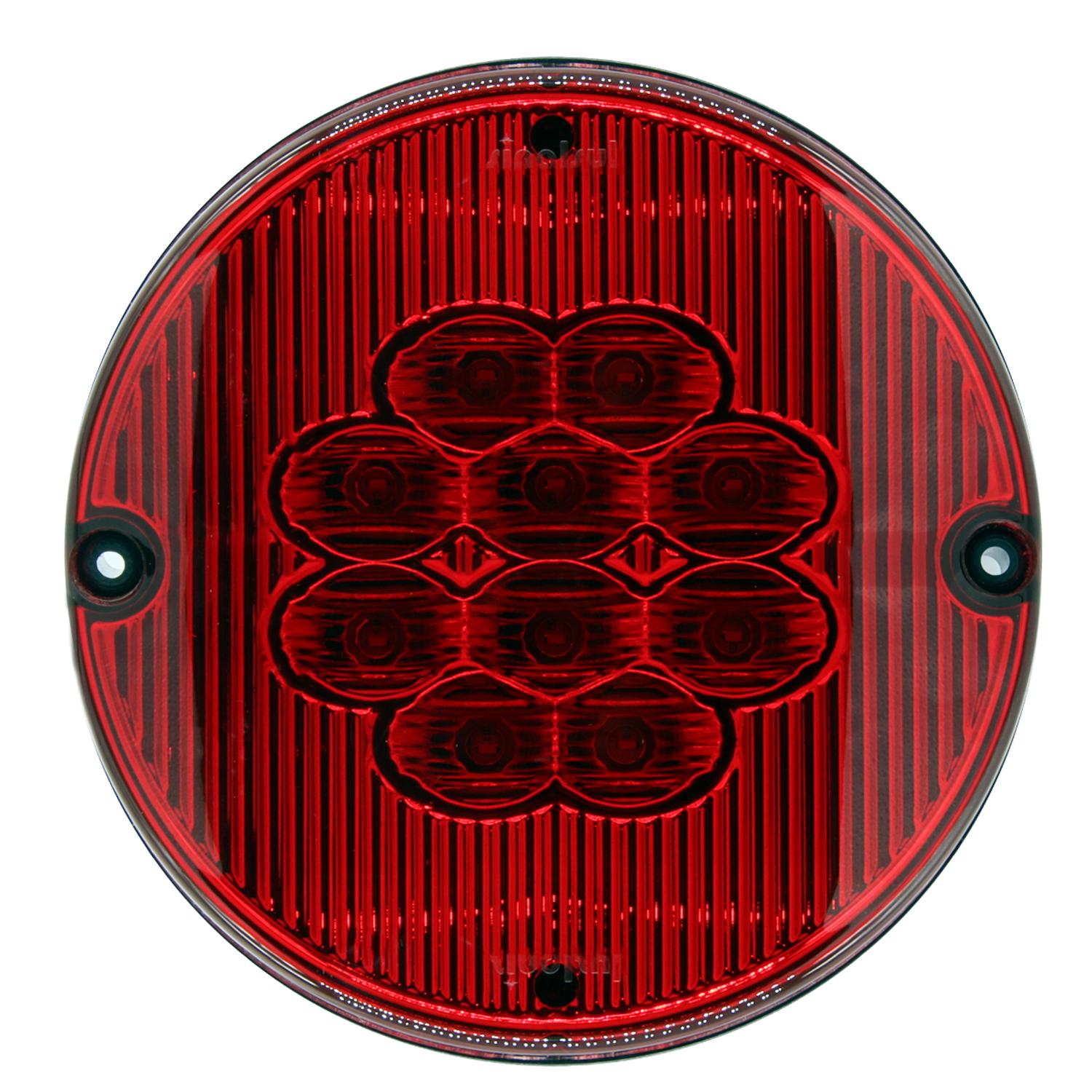 FARO TRASERO BUS MARCOPOLO BUSSCAR CIFERAL 155MM ROJO 12V FASTON - 1