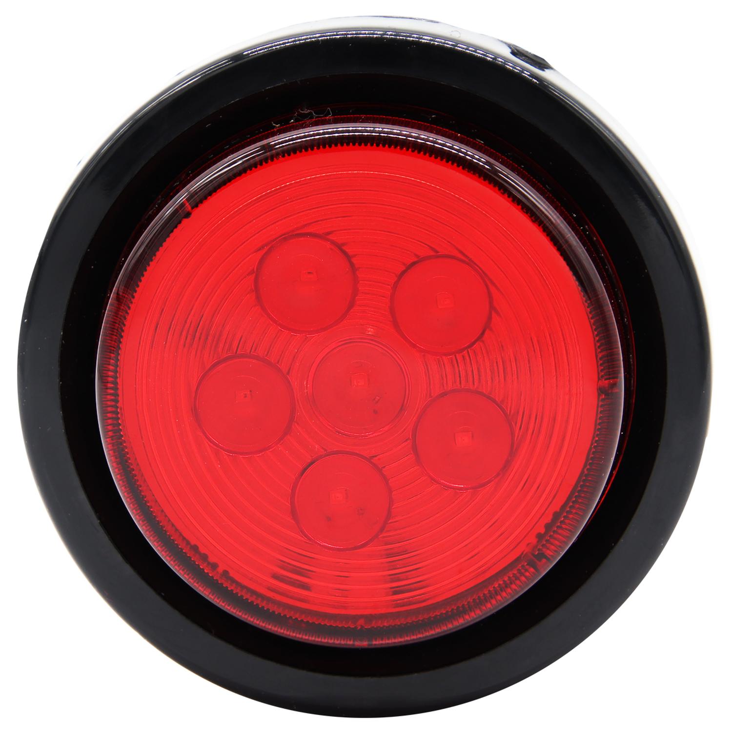 FAROL ROJO 2.5 PULGADAS 6LED SMD 10-30V 3 CABLES - 1