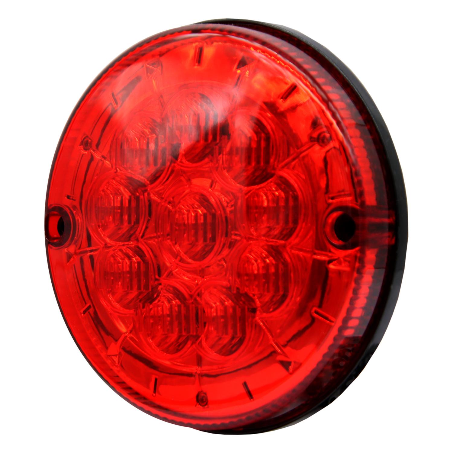 FAROL TRASERO 125MM 24V 10LED APERNABLE BUS BRASIL CRISTAL BLANCO TAMAÑO 125MM - 4