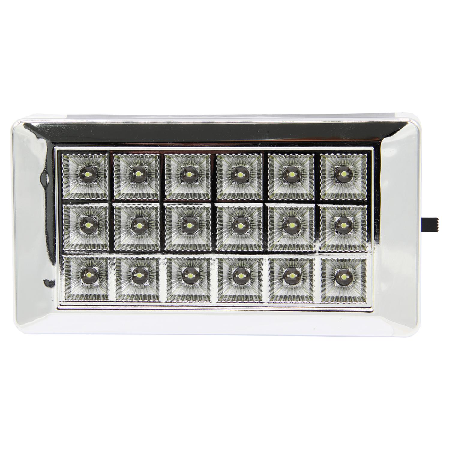 FAROL PLAFONIER 18LED 12V CON INTERRUPTOR-ADHESIVO - 1