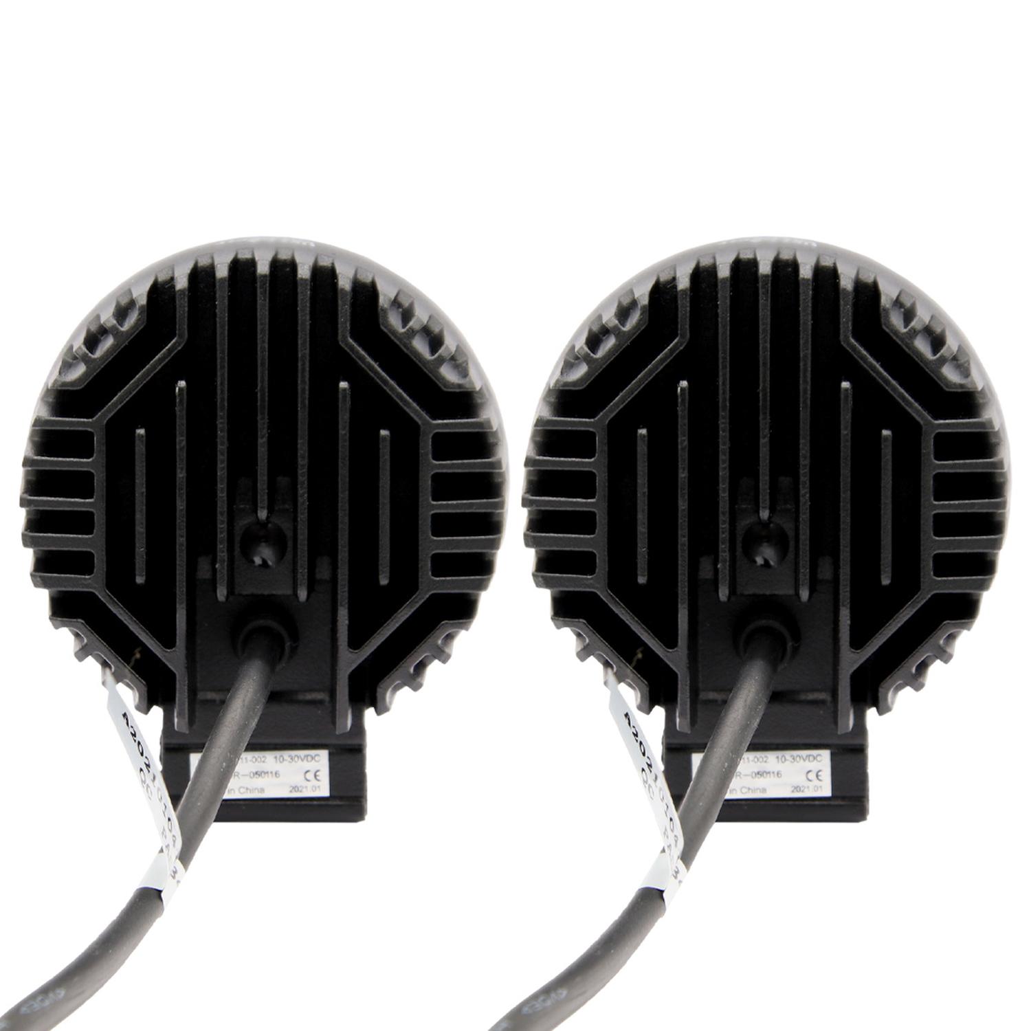 LUCES FOCO NEBLINERO 4LED HELLA REDONDO 12/24V CAMION (PAR) - 5