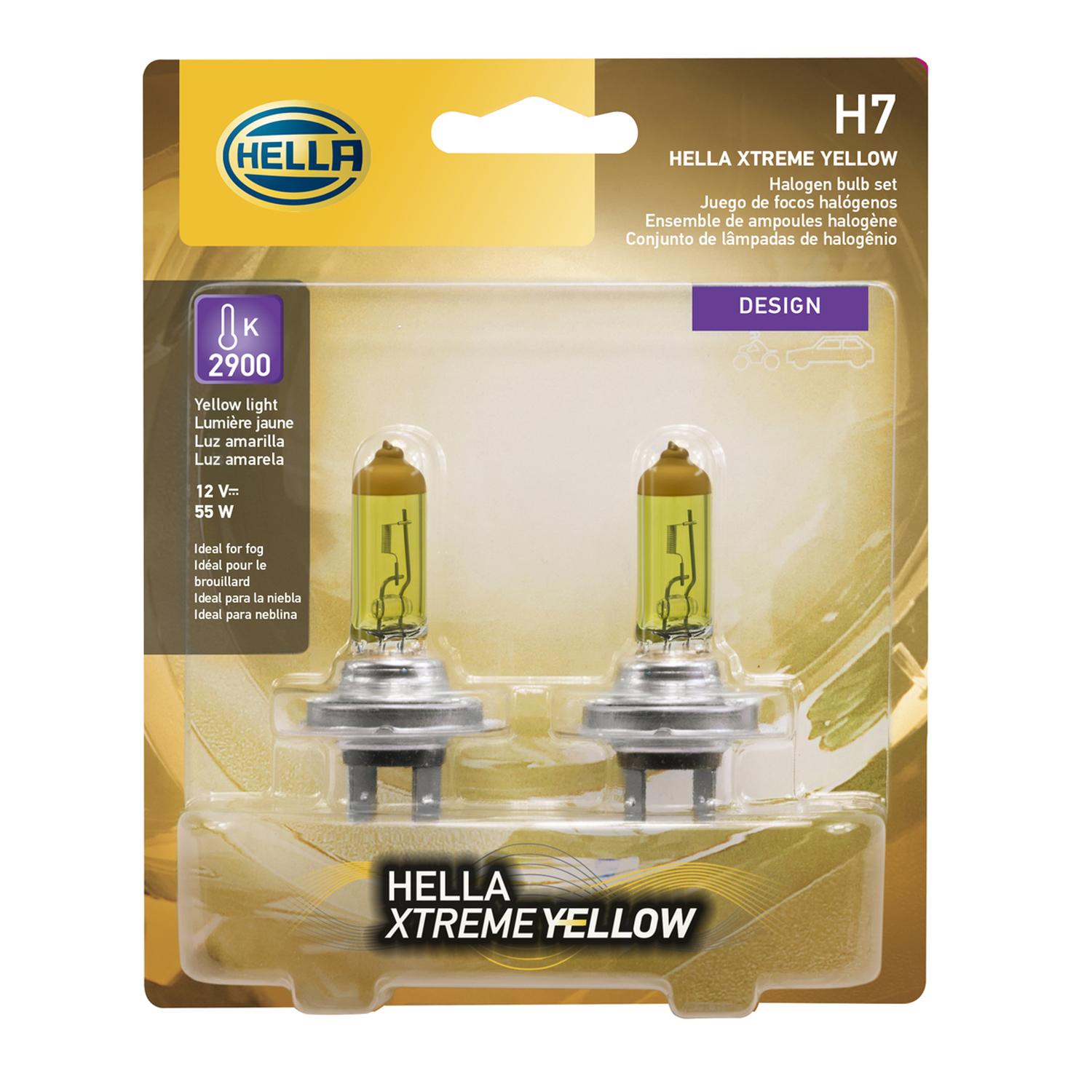 AMPOLLETA HALOGENA H7 12V 55W PX26D AMARILLA - 2