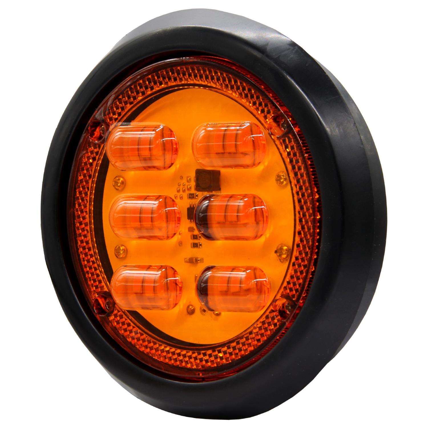 FAROL 4 PULGADAS AMBAR SM BIVOLTAJE DIA - 2