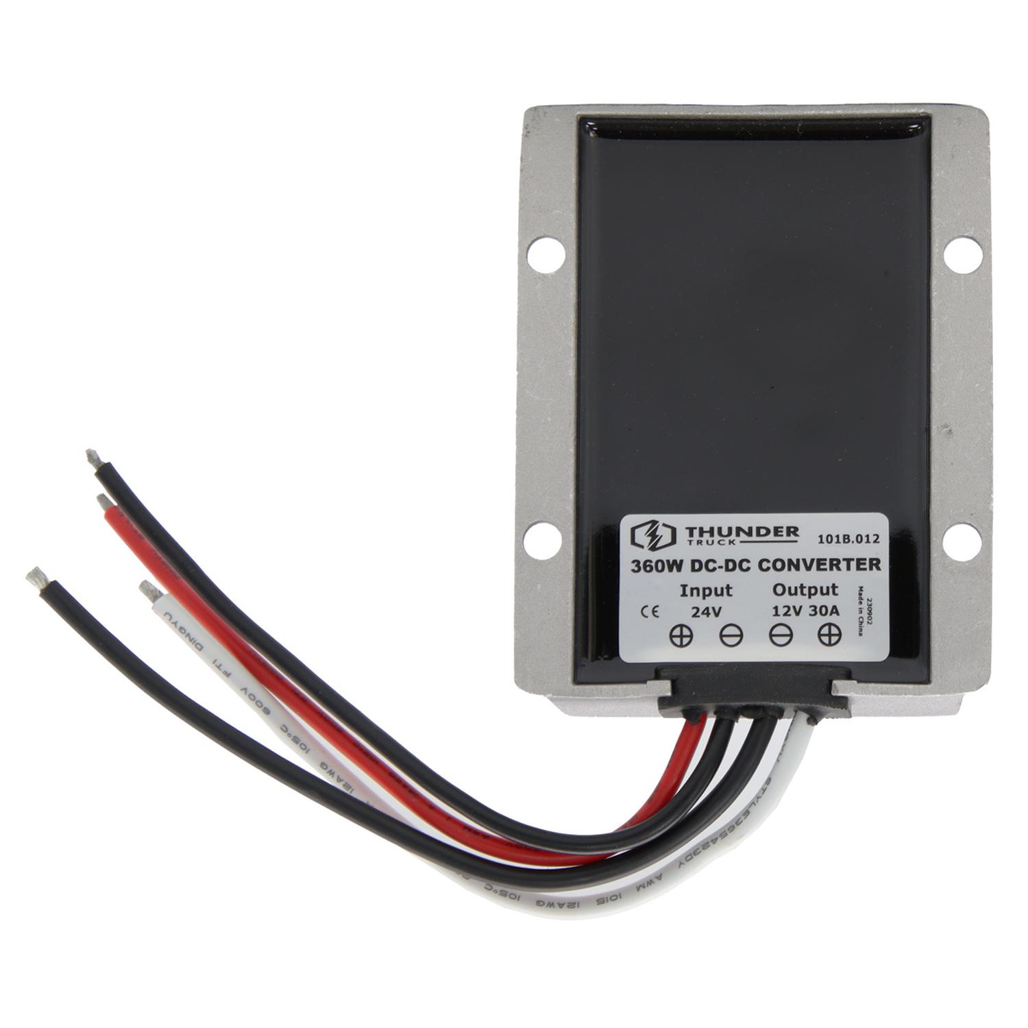 CONVERSOR 24V A 12V 30A 360W 108X80X39MM - 3