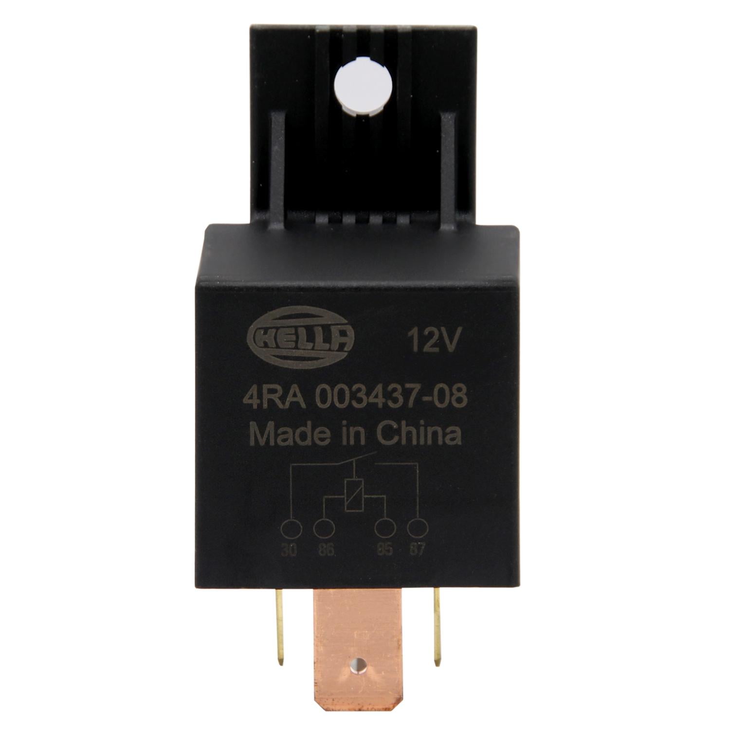 RELAY 12V 60AMP 4P REFORZADO CON SOPORTE