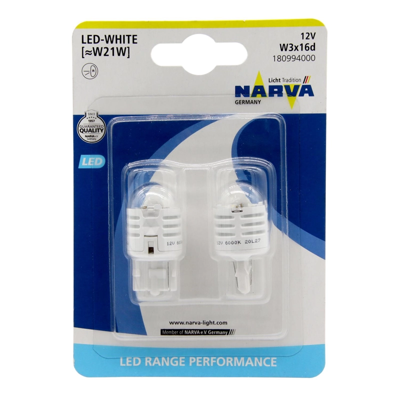 AMPOLLETA LED EN COLOR BLANCO W21W (PAR) LUZ TRASERA - 1