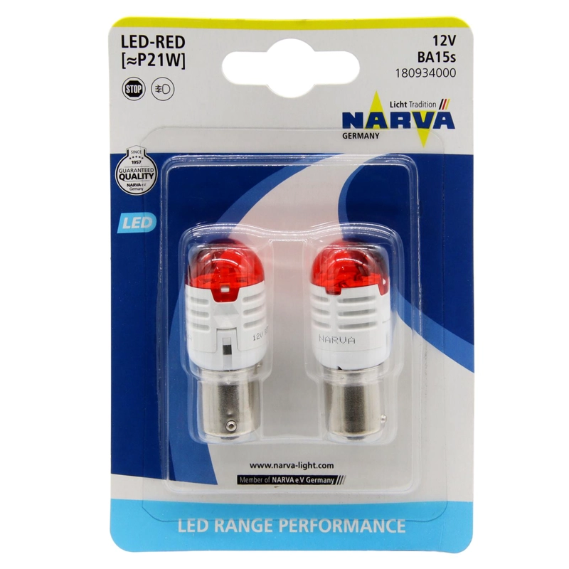 P21W LED EN COLOR ROJO RPE X2 - 1