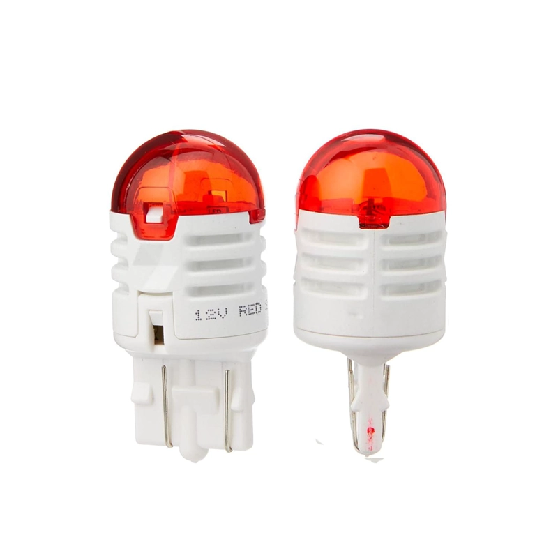 AMPOLLETA TRASERA LED W21/5W LED EN COLOR ROJO (PAR) - 2