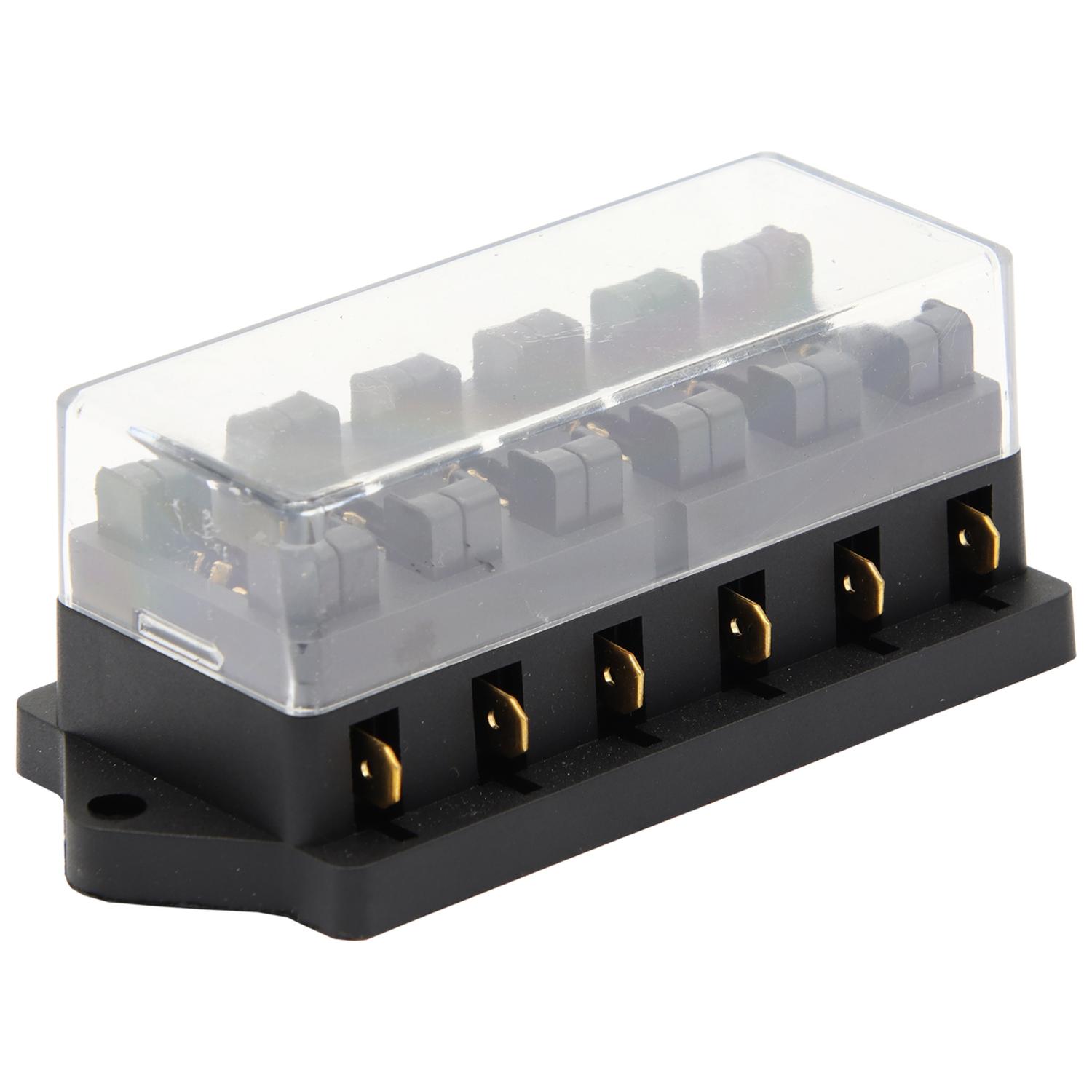 CAJA PORTA FUSIBLE ATO 6 SALIDAS UNIVERSAL - 1