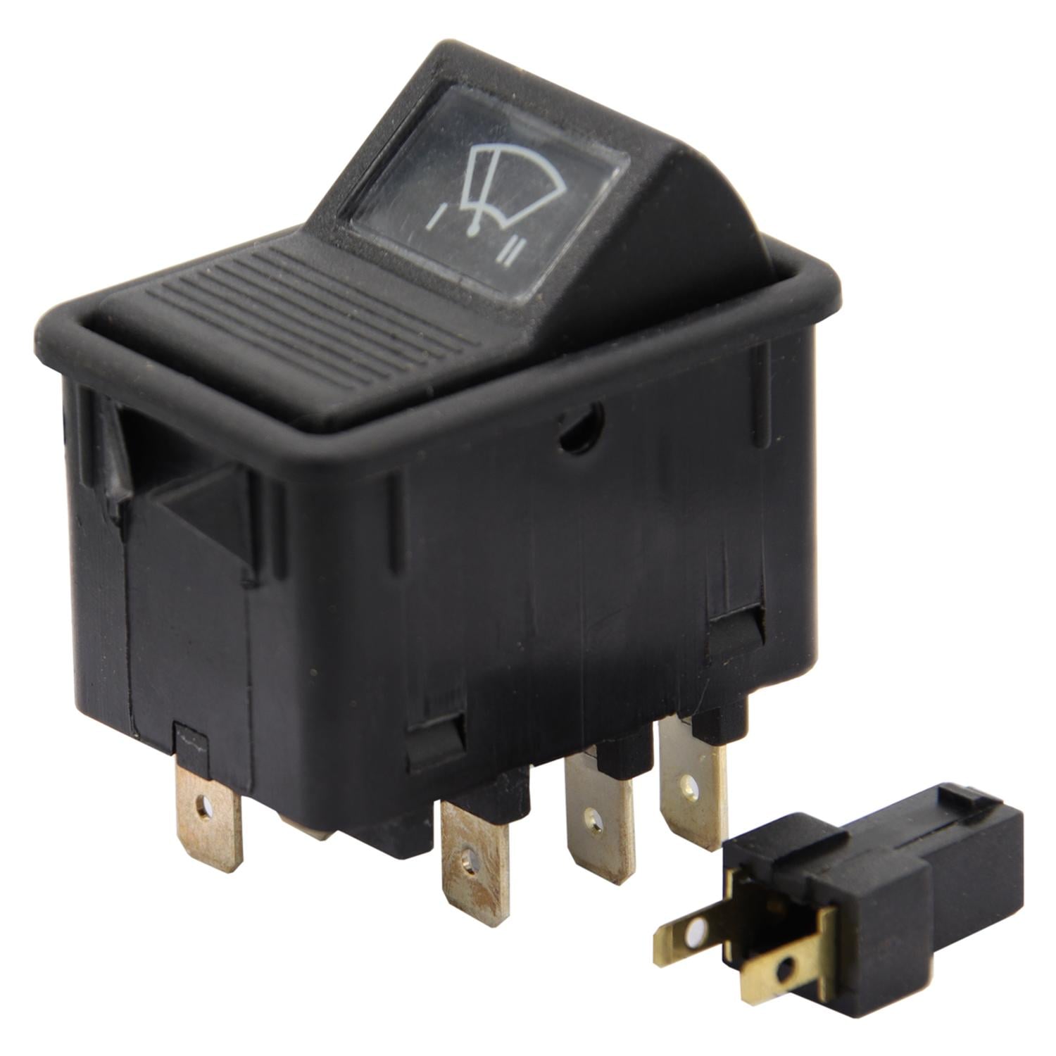 INTERRUPTOR TECLA LIMPIAPARABRISAS INTERNA 6 TERMINALES (MB 3505457214 ESQ. A) - 1