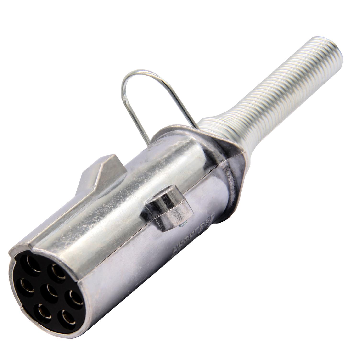 ENCHUFE ACOPLADO HEMBRA 7 SALIDA CON RESORTE - 2