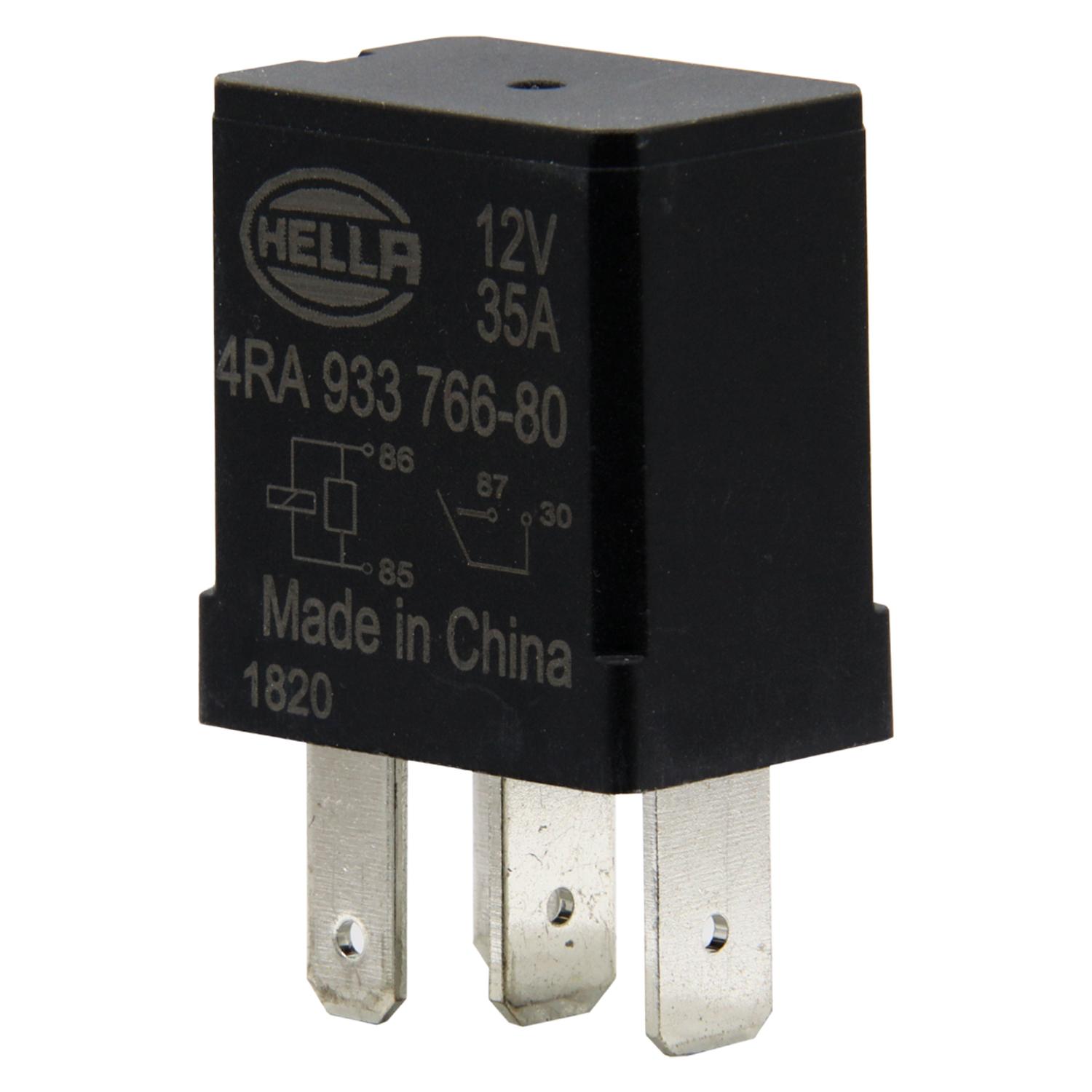 MICRO RELAY 12V 35 AMP 4P CON RESISTENCIA - 2