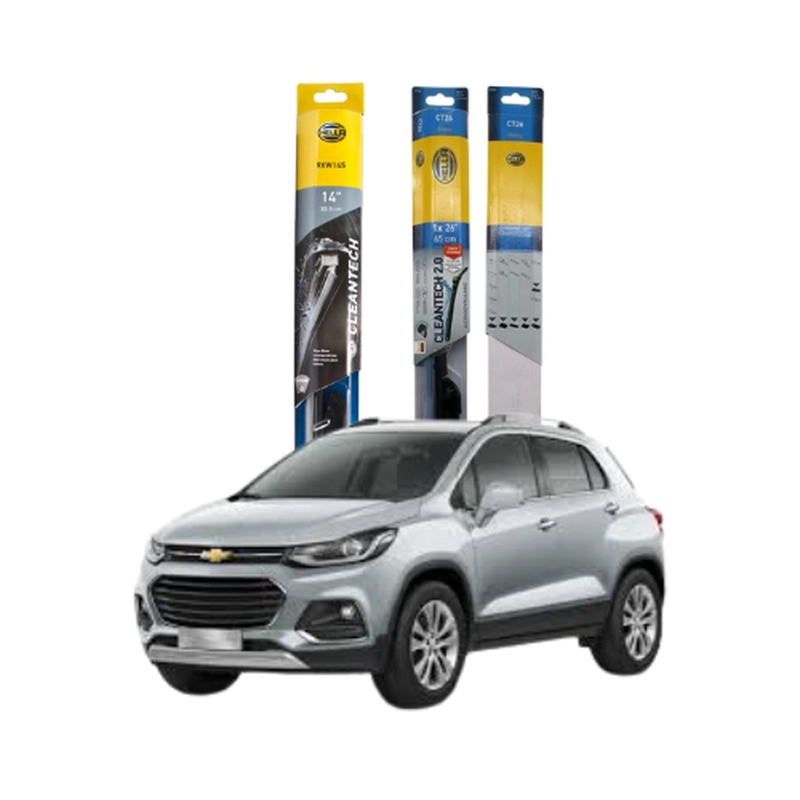 KIT PLUMILLAS HELLA 26 Y 14 CHEVROLET TRACKER 2018-2020 - 1