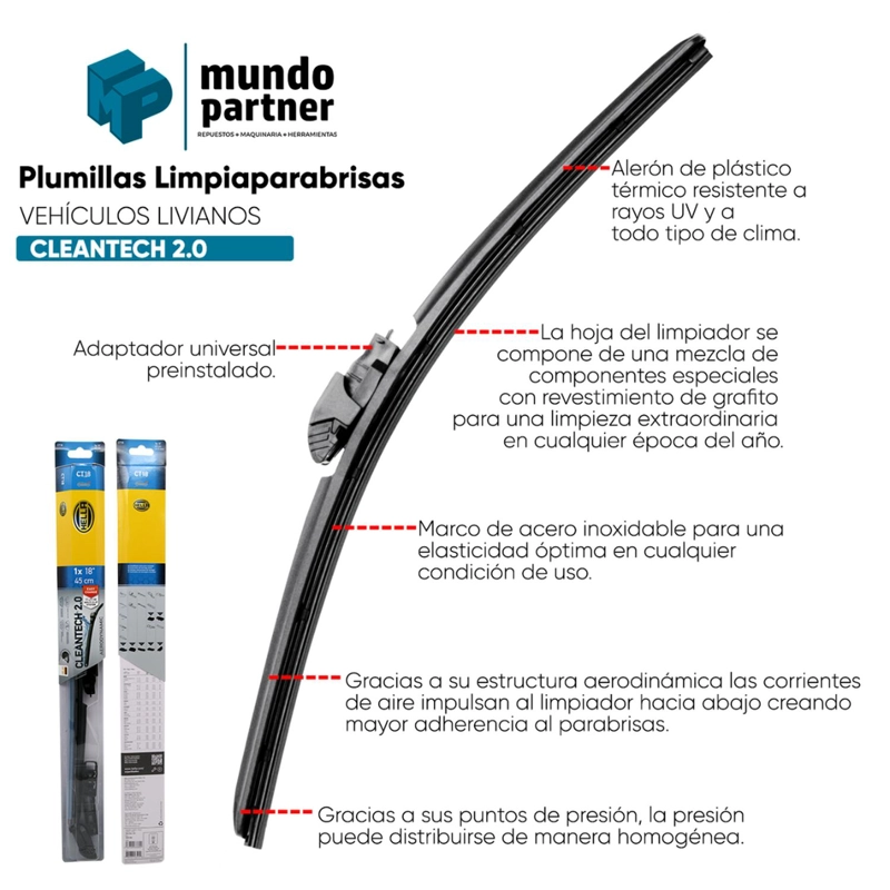 KIT PLUMILLAS 26 Y 14 RENAULT CAPTUR 2017-2021 - 4