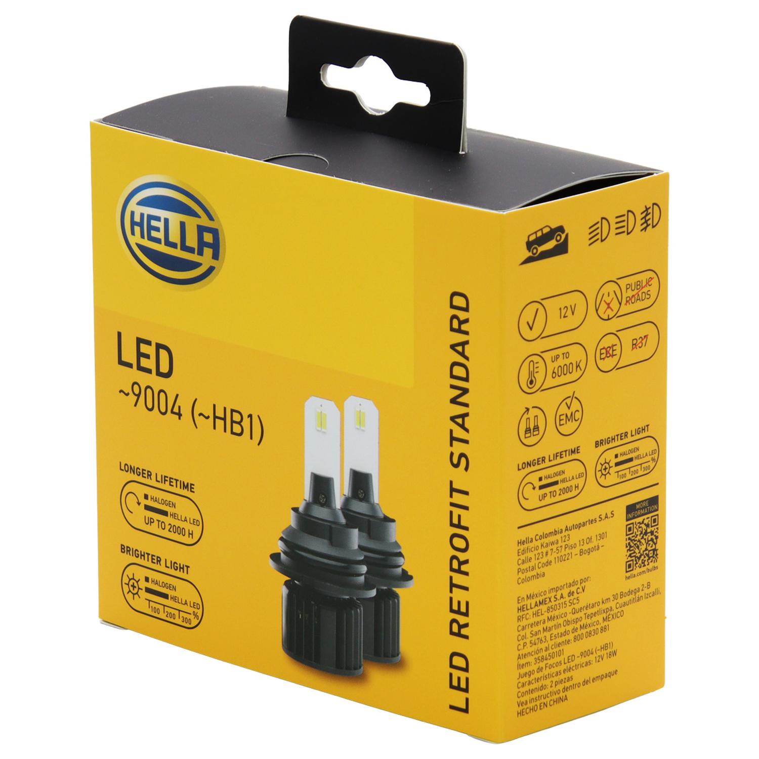 AMPOLLETA LED 9004 12/24V RETROFIT STD 12/24V 18W 1900LM 6000K (PAR) - 1