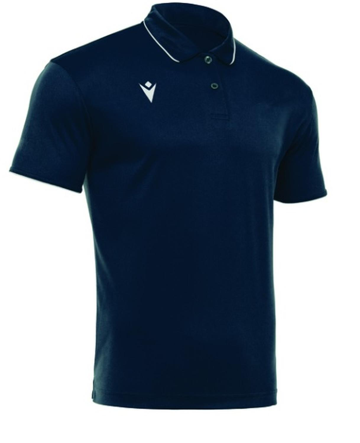 POLERA CICLISMO HOMBRE MACRON AZUL MARINO POLO DRACO HERO - 1