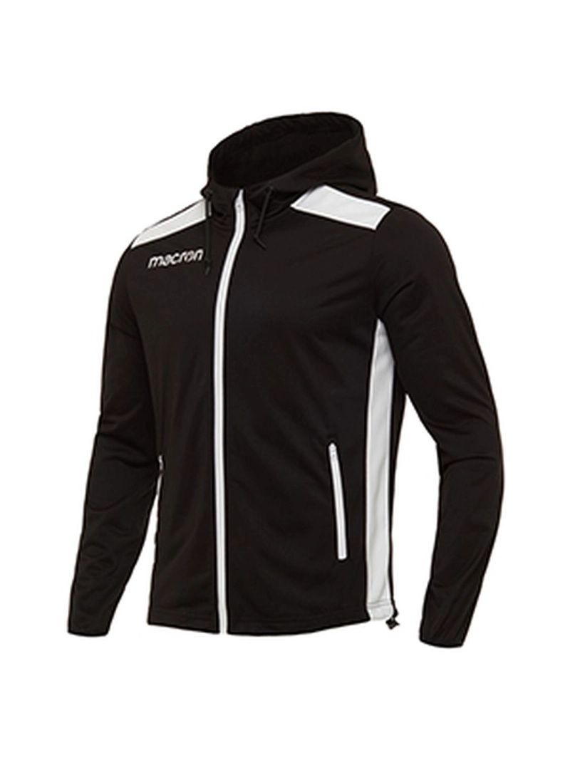 POLERON MACRON PAN FULL ZIPPER NEGRO-BLANCO - 1