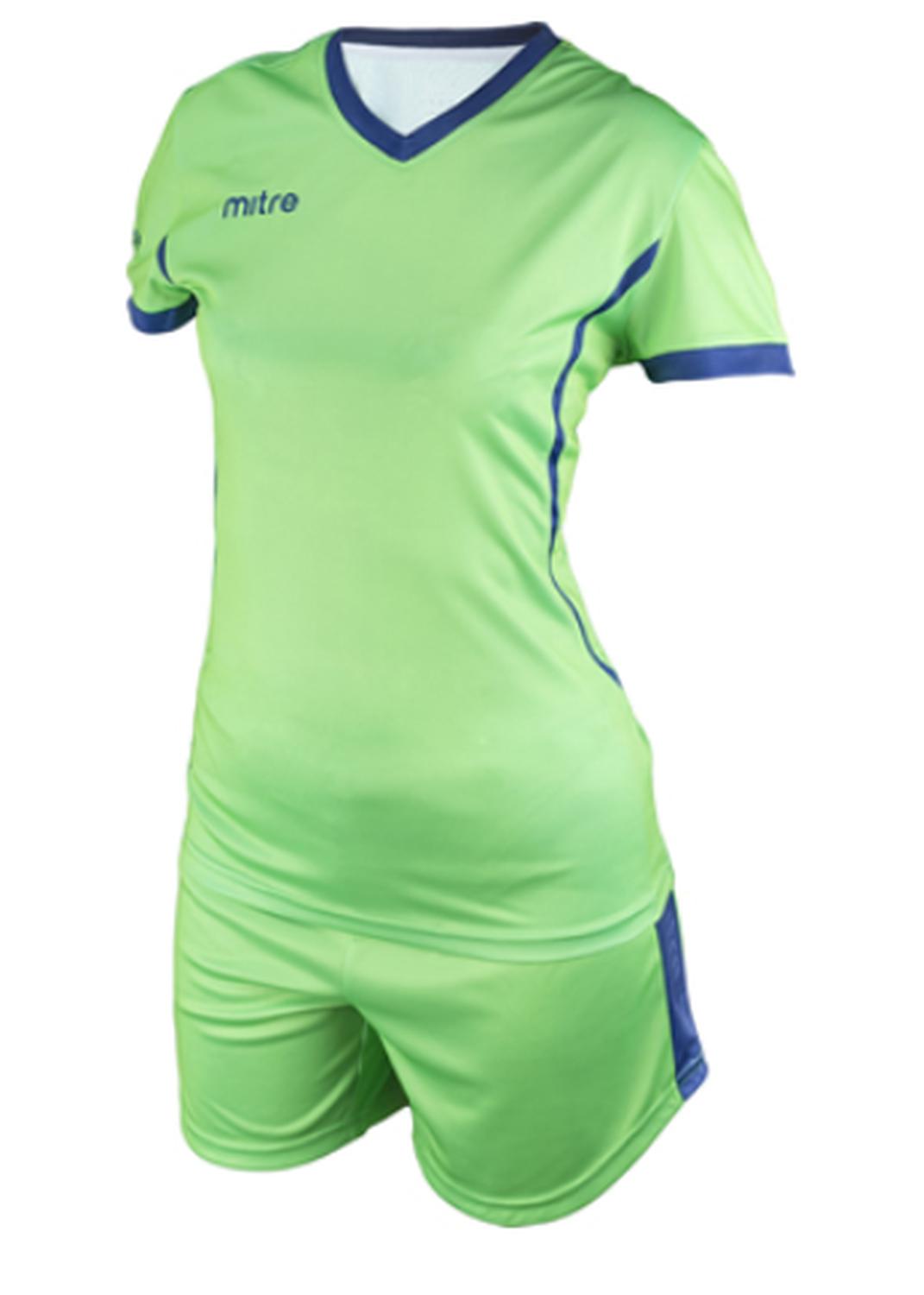 UNIFORME ATENAS MUJER MITRE VERDE F AZUL - 1