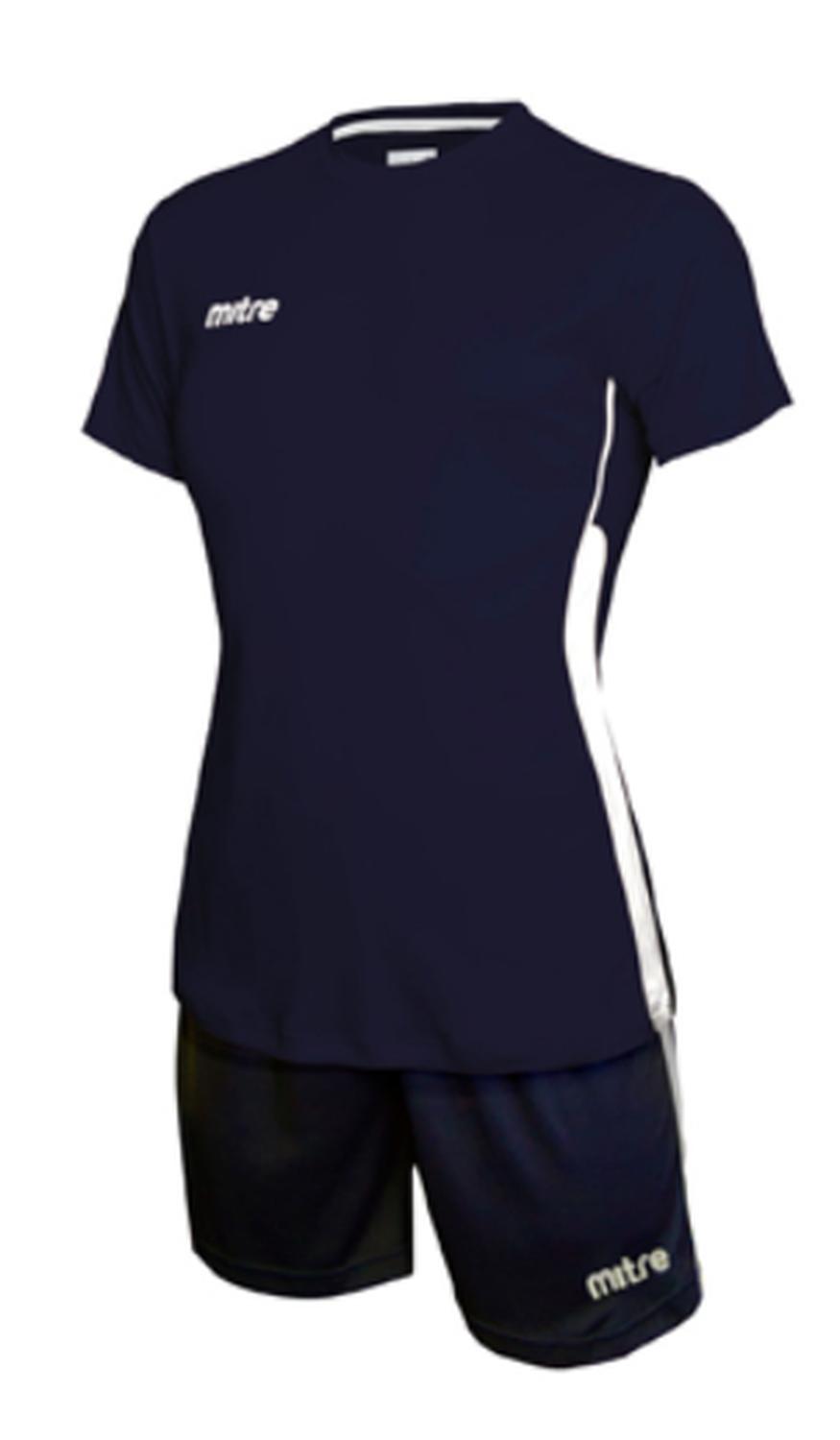 UNIFORME DEPORTIVO MILAN MUJER MITRE AZUL MARINO BLANCO - 1