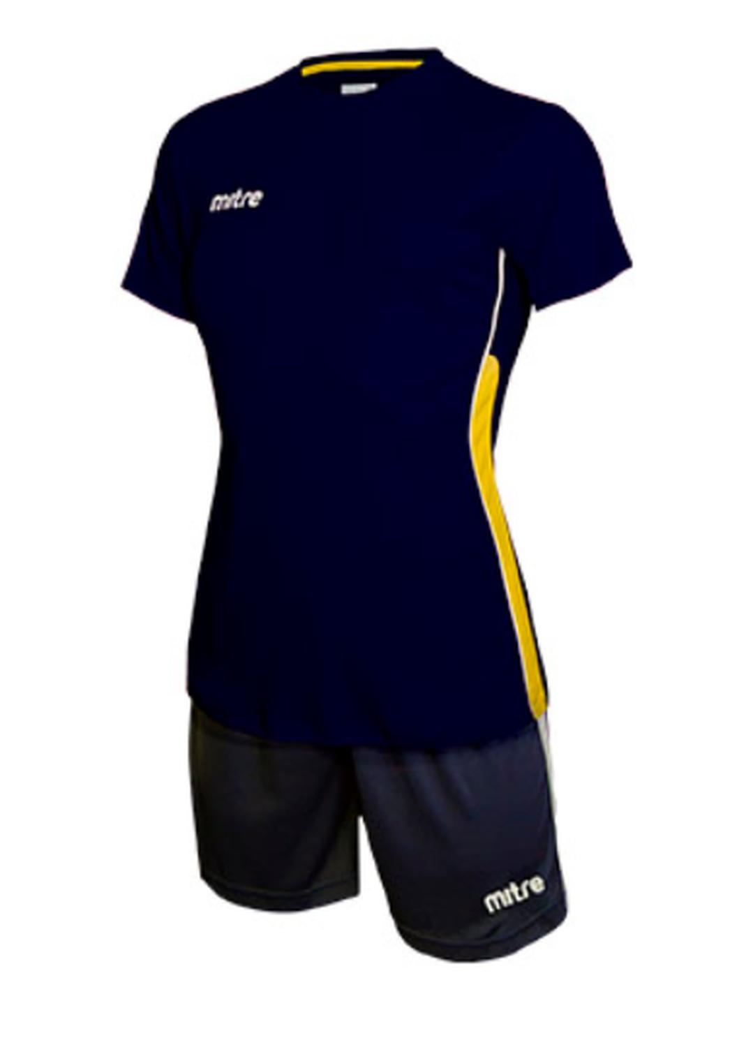 UNIFORME DEPORTIVO MILAN MUJER MITRE AZUL MARINO BLANCO - 2