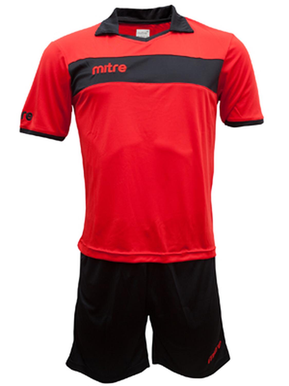 UNIFORME DE FUTBOL HOMBRE MITRE LONDON AZUL MARINO BLANCO - 3