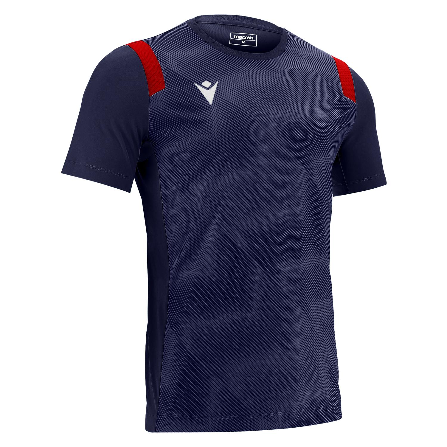 POLERA HOMBRE MACRON RODDERS AZUL MARINO-ROJO - 2