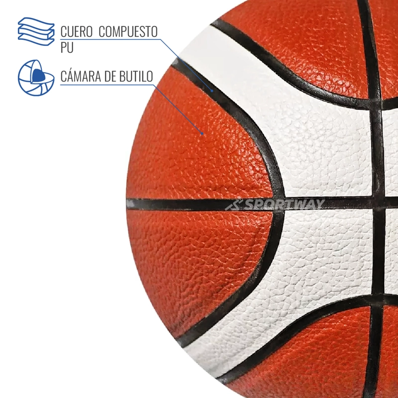 BALON BASQUETBOL MOLTEN BG4000 LOGO LNB TALLA 7 - 3