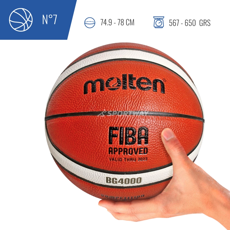 BALON BASQUETBOL MOLTEN BG4000 LOGO LNB TALLA 7 - 4