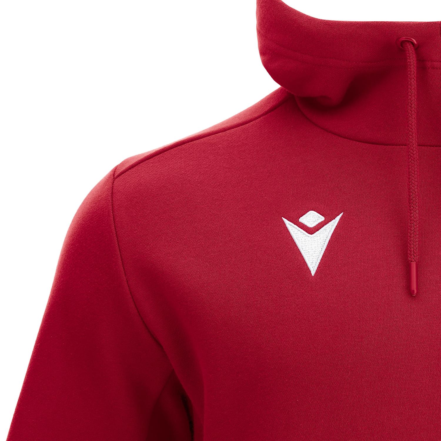 POLERÓN HOODY DANCE MACRON HOMBRE EN COLOR ROJO - 3