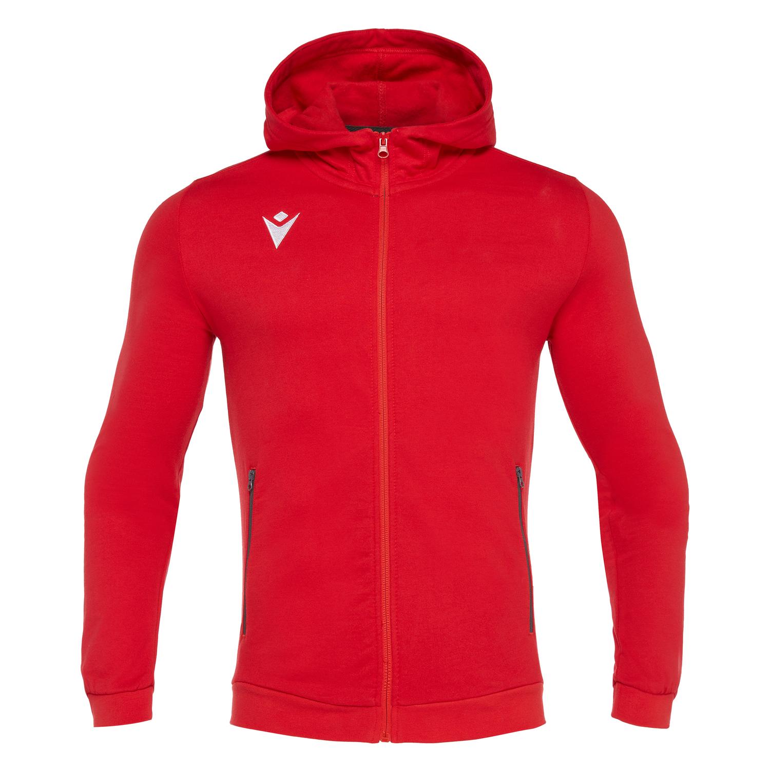 POLERÓN HOMBRE MACRON ALGODÓN ROJO HOODY CELLO - 1