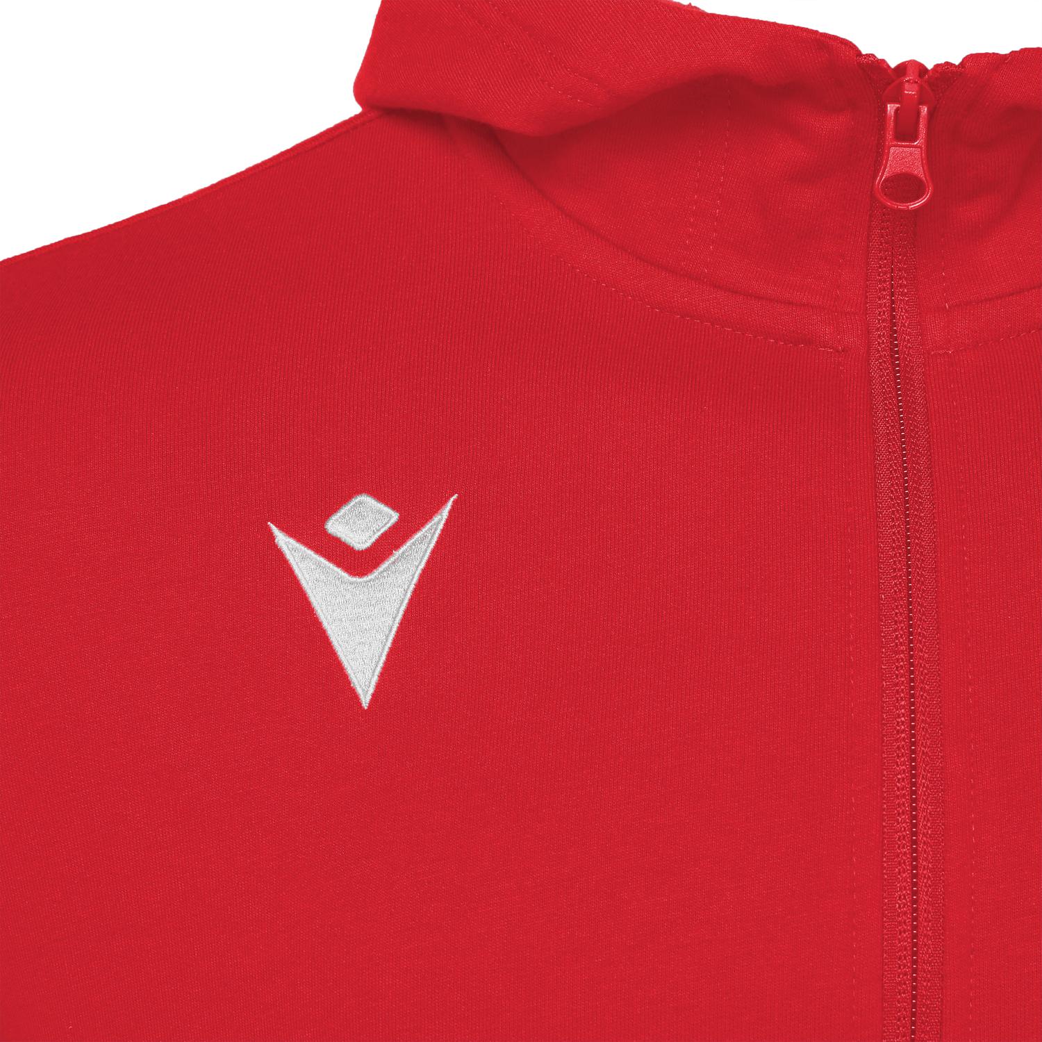 POLERÓN HOMBRE MACRON ALGODÓN ROJO HOODY CELLO - 3