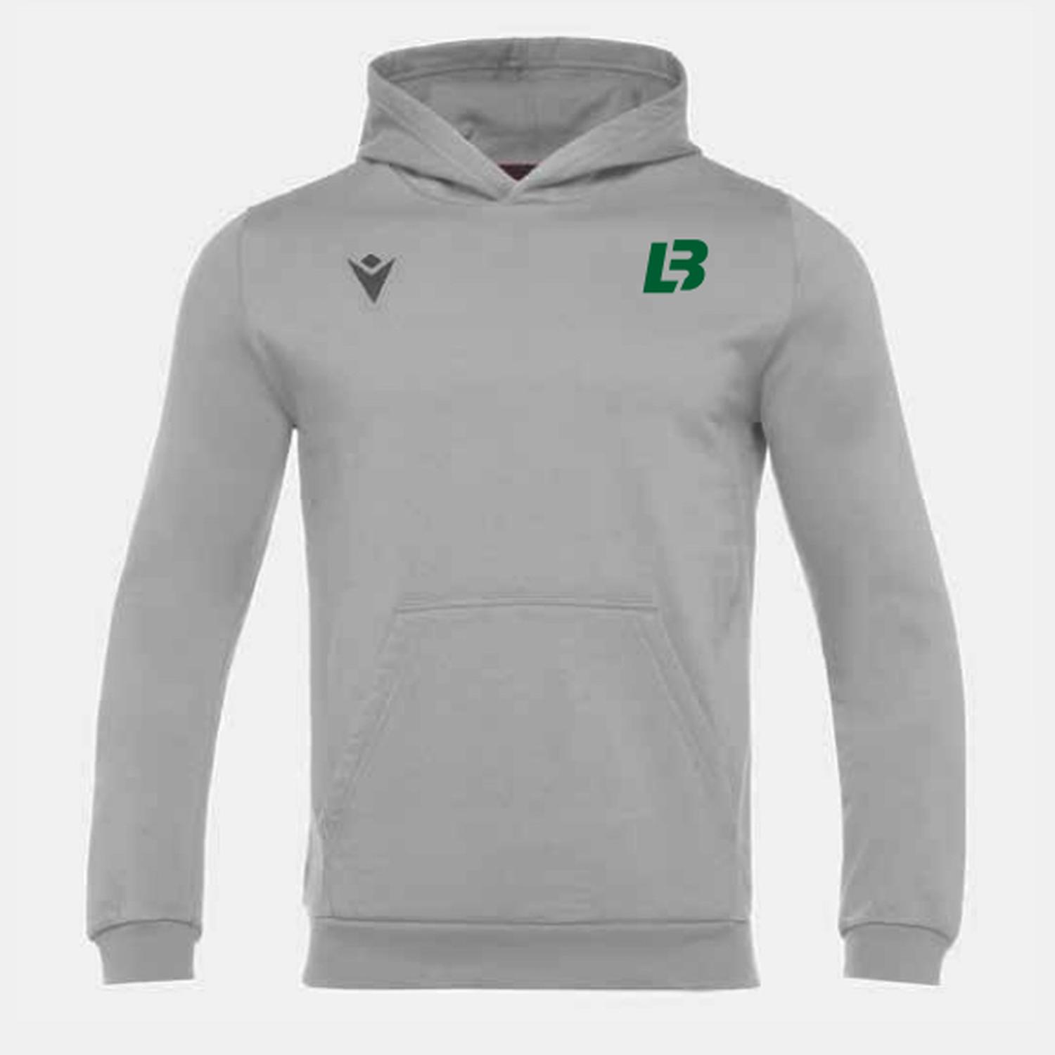 POLERON MACRON BANJO HOODY UNISEX GRIS - 1