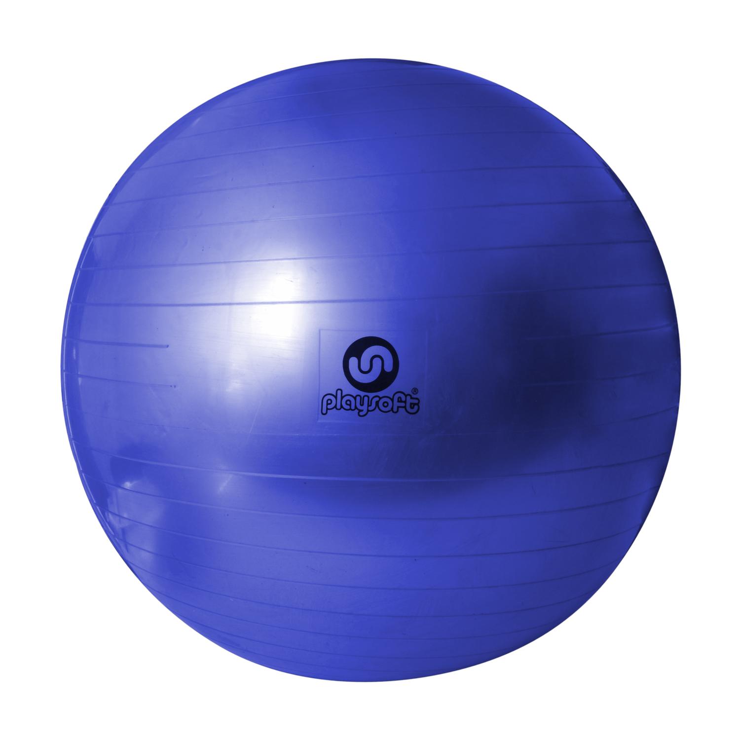 PELOTA PILATES LISA 75 CMS / 1200 GRAMOS AZUL - 1