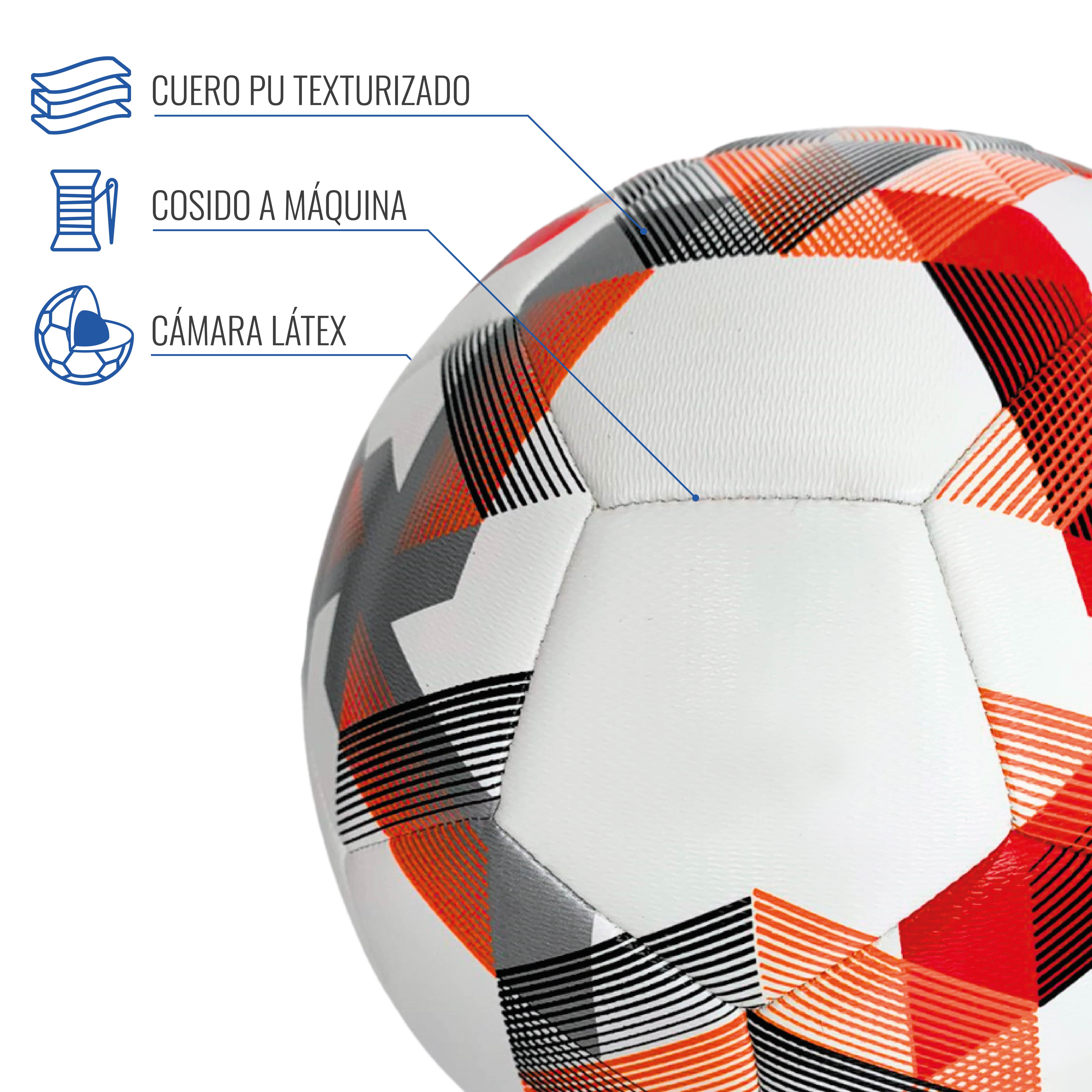 BALON FUTBOL FG 1000 ANFP LOGO MOLTEN BLANCO/NARANJO T5 - 2
