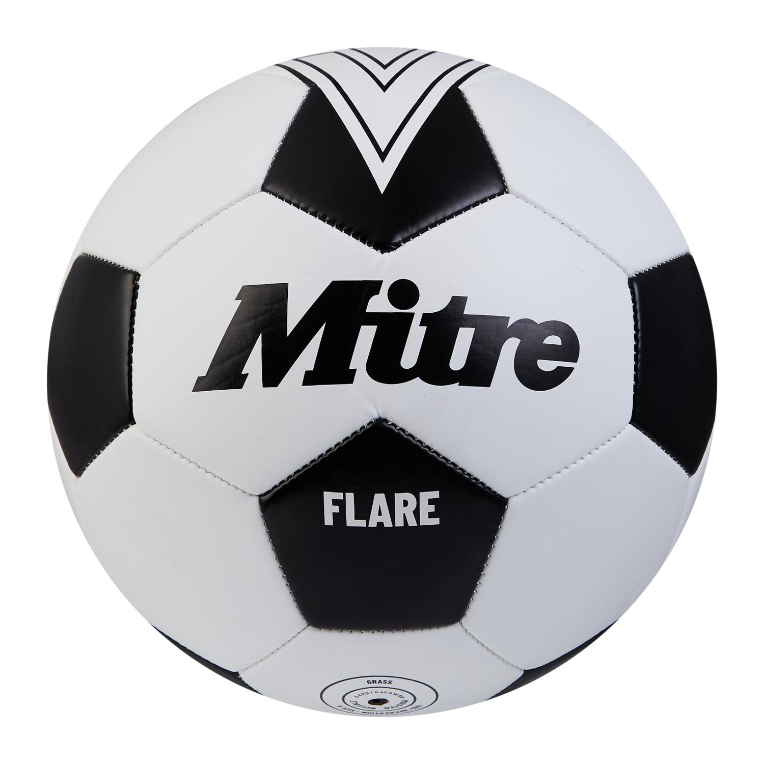 BALON DE FUTBOL MITRE FLARE BLANCO-NEGRO - 1