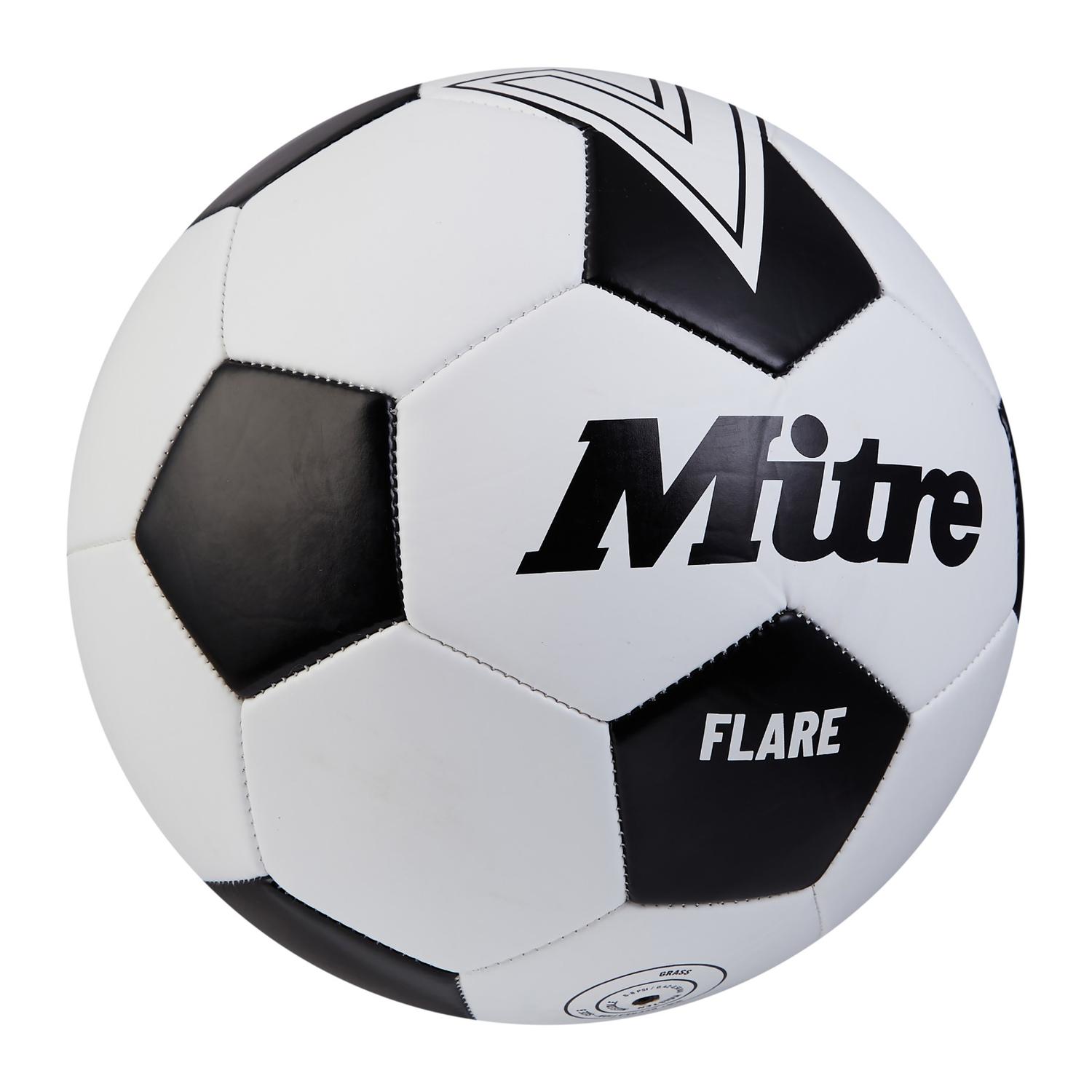 BALON DE FUTBOL MITRE FLARE BLANCO-NEGRO - 2